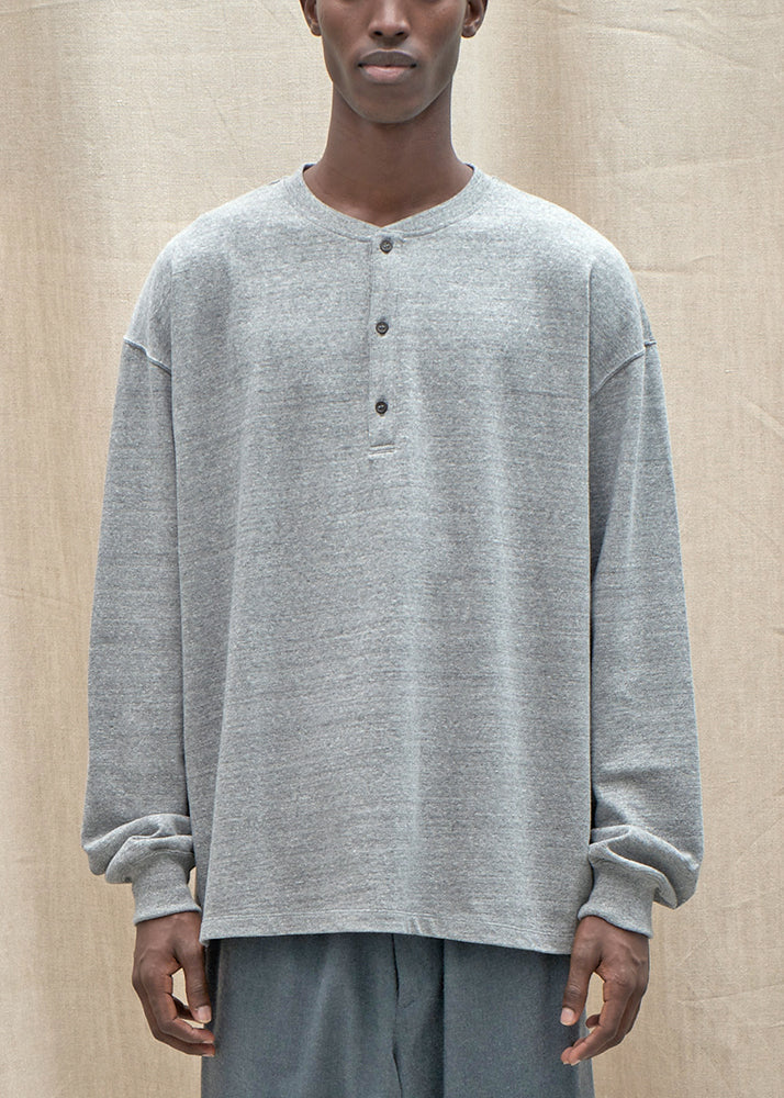TSURIAMI L/S HENLEY NECK