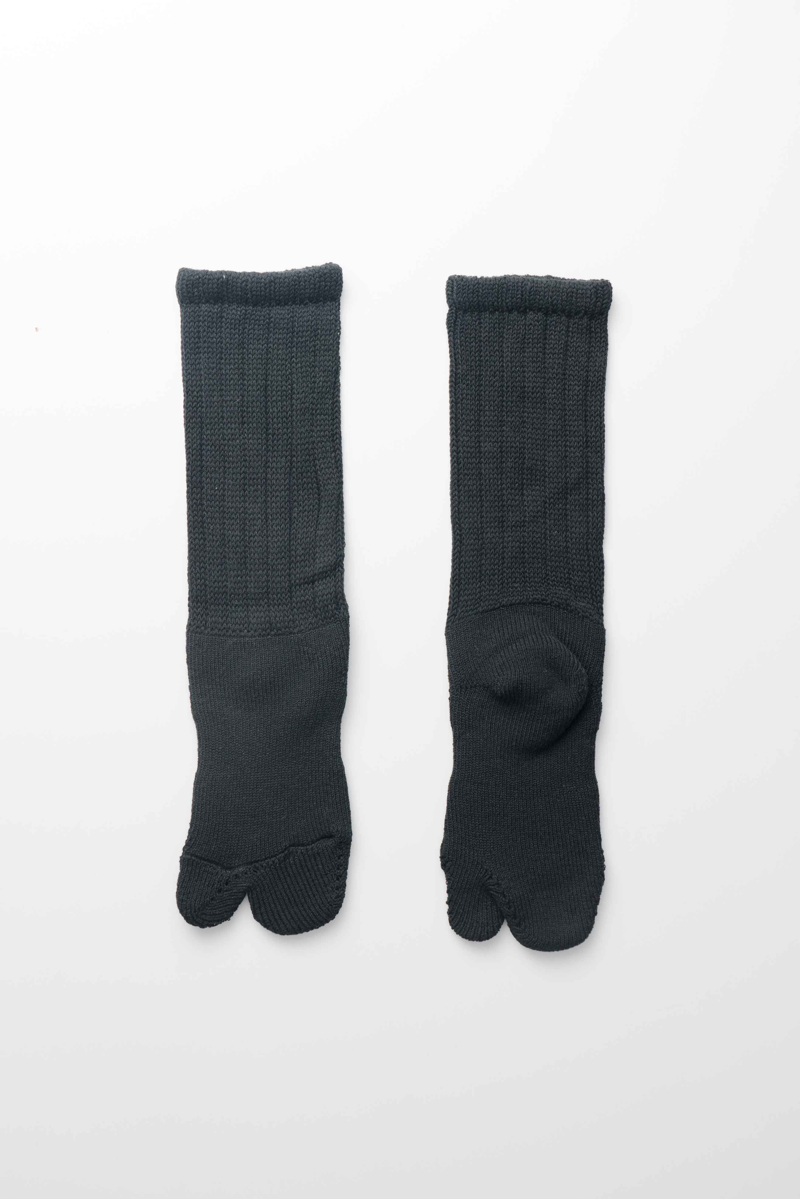 WOOL TABI PILE SOCKS