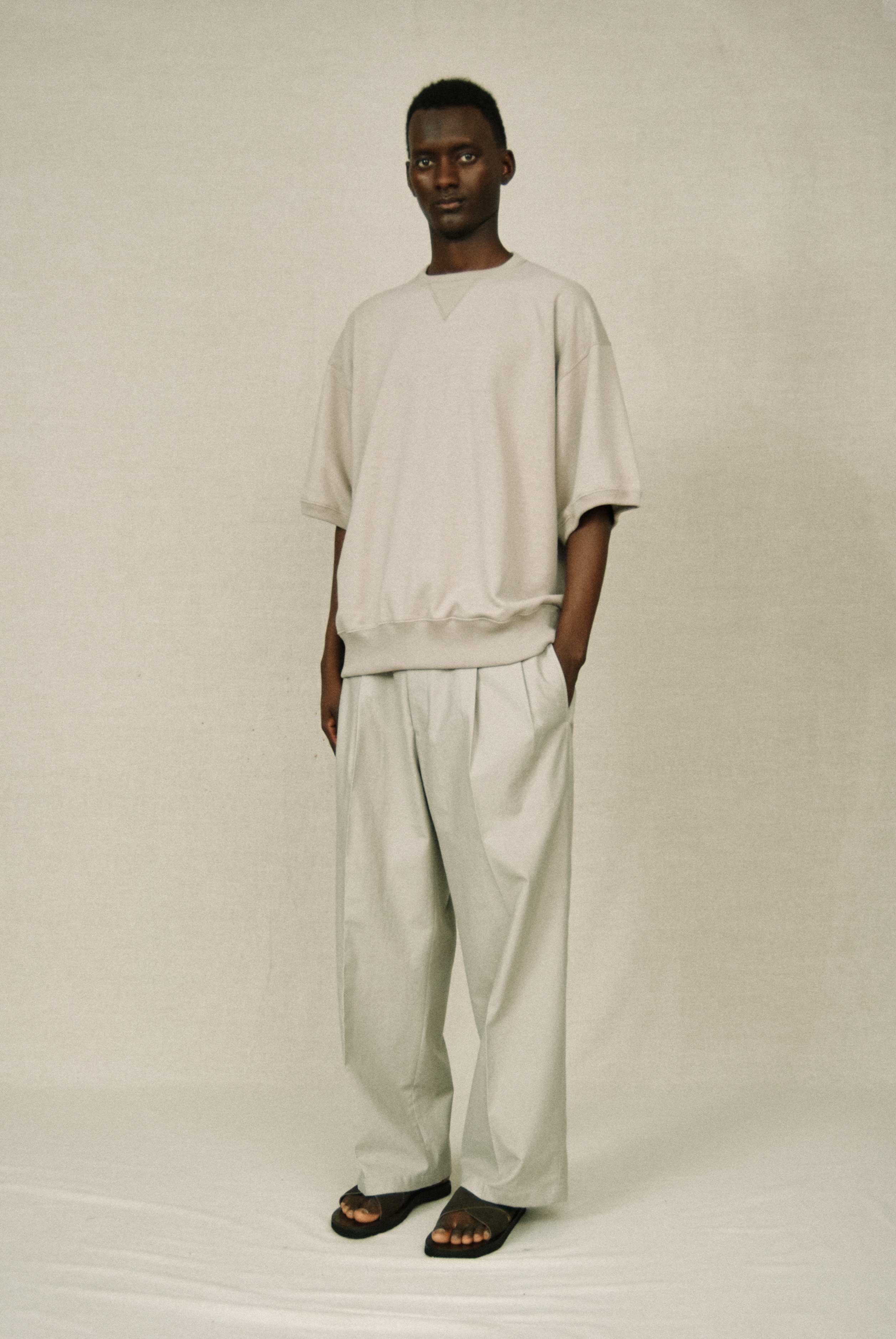 DOUBLE PLEATED TROUSERS