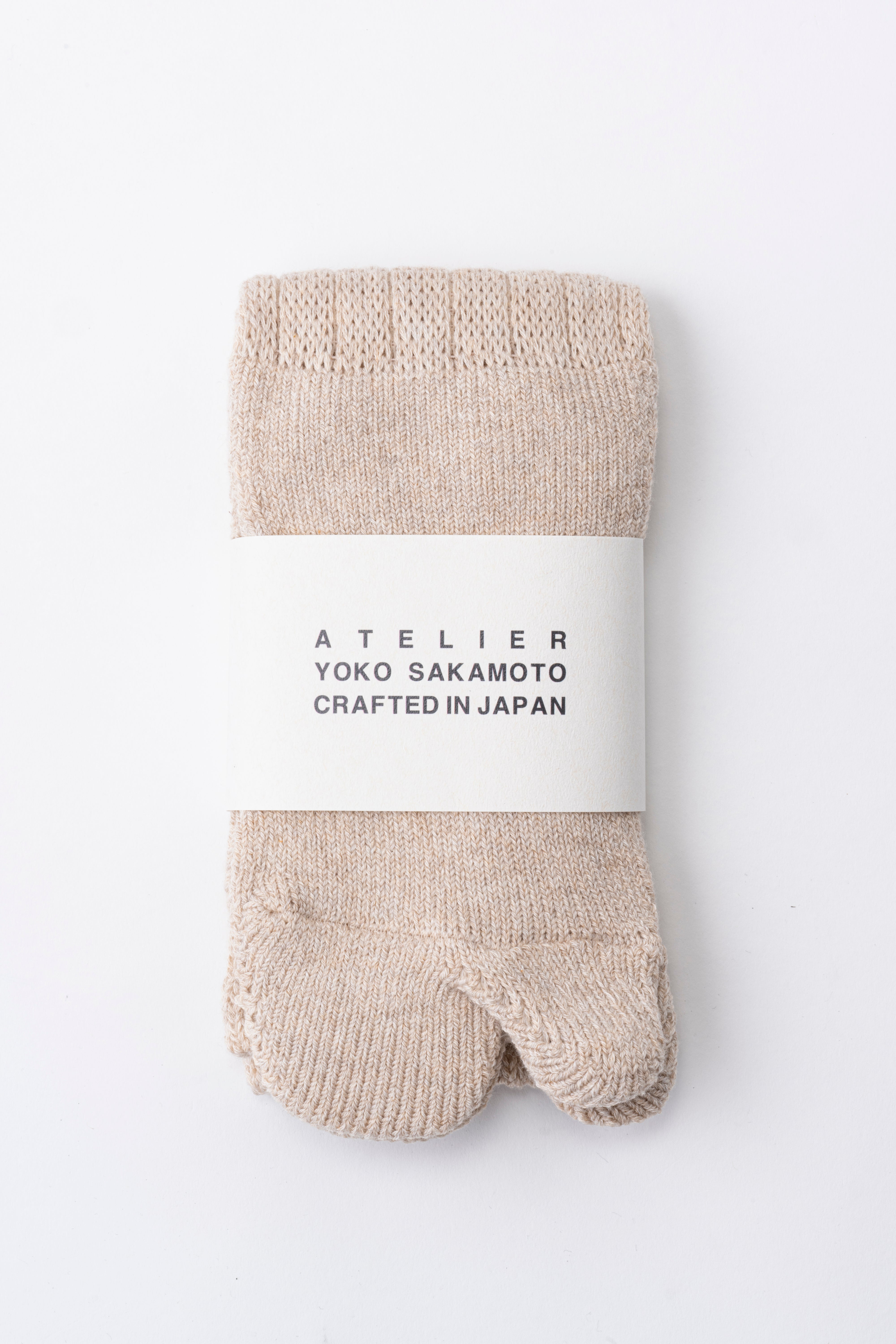 COTTON TABI PILE SOCKS