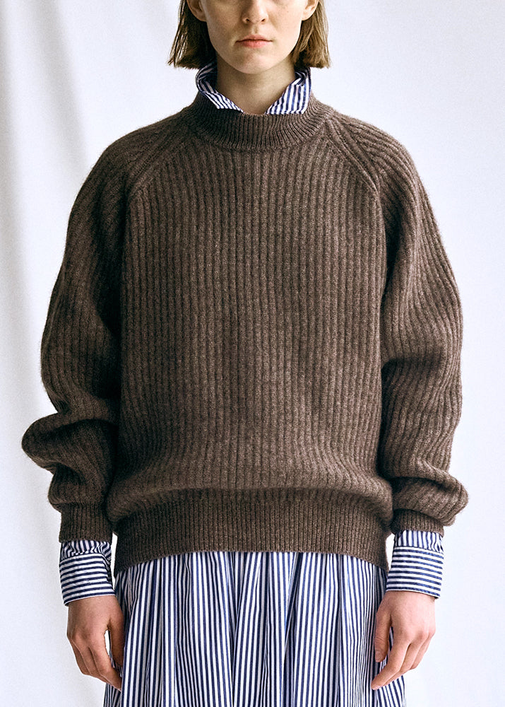 YAK MOCK NECK KNIT