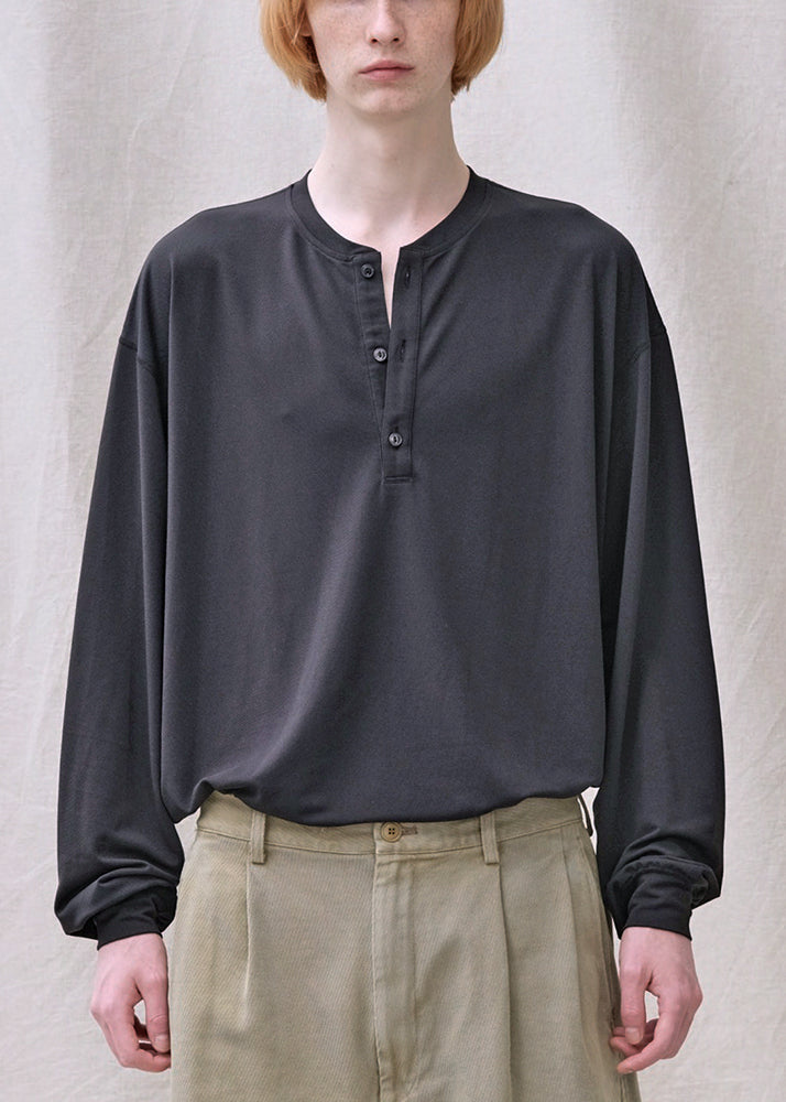 L/S HENLEY NECK