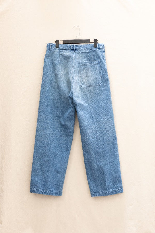 DENIM BAGGY TROUSERS