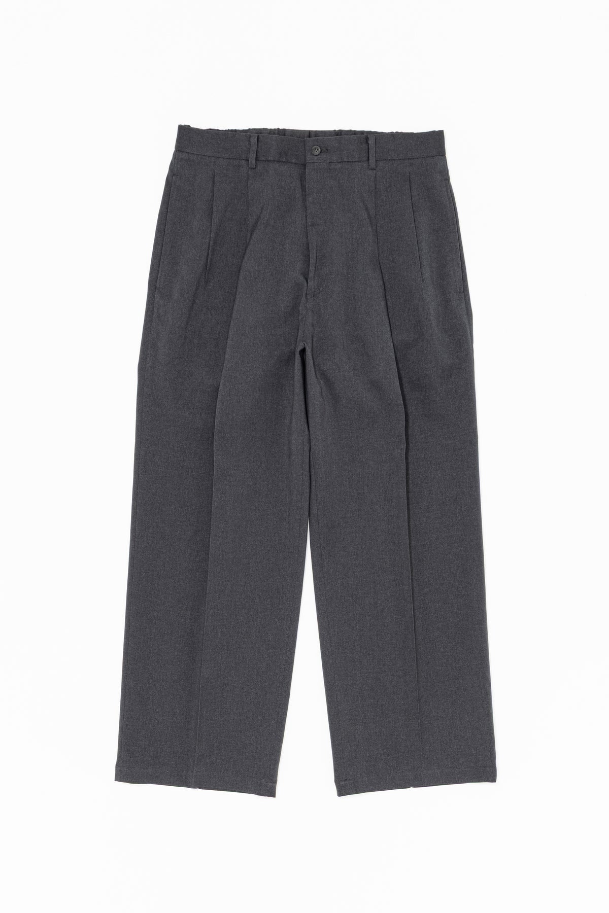 DOUBLE PLEATED WIDE EASY PANTS
