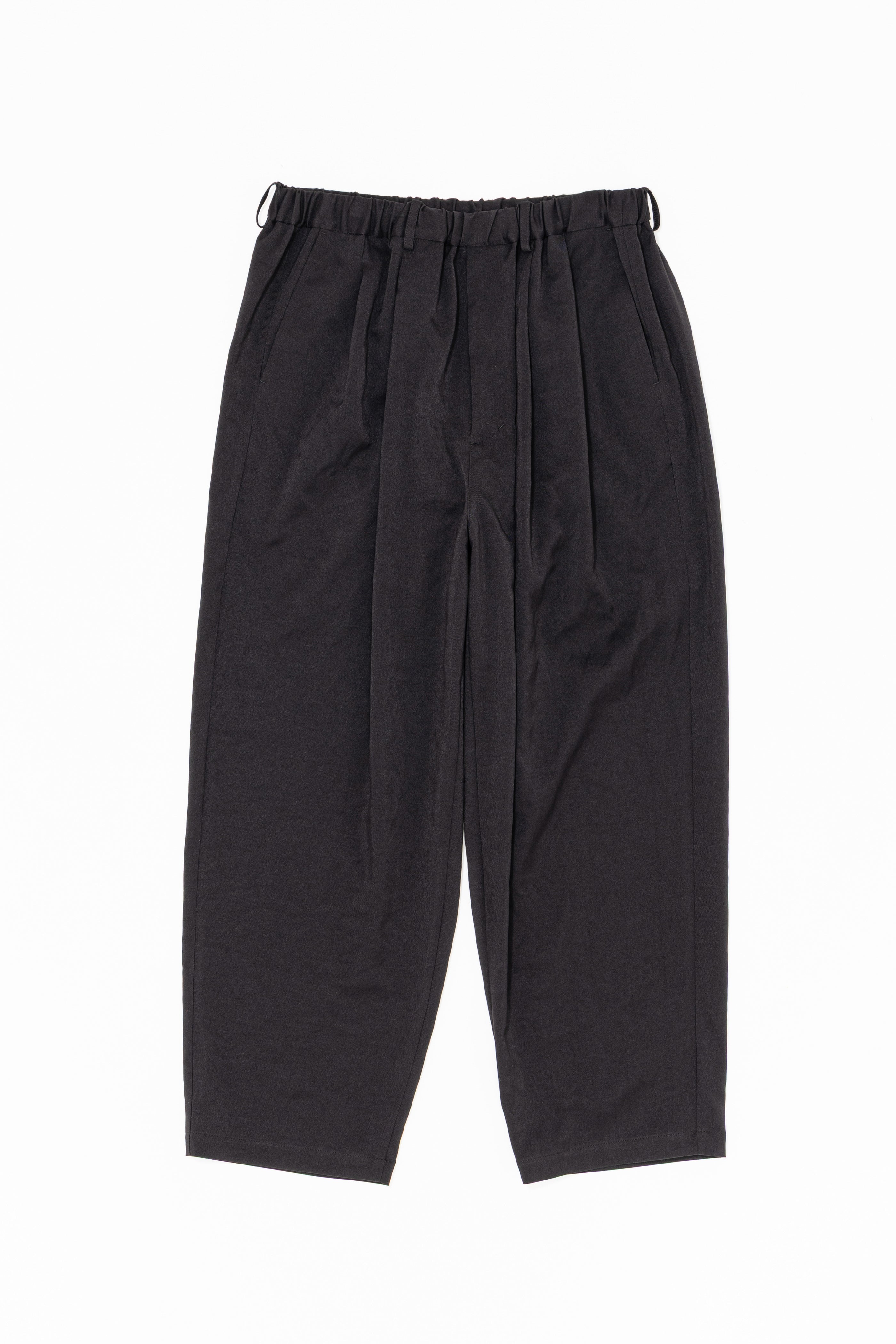 DOUBLE PLEATED WIDE EASY PANTS