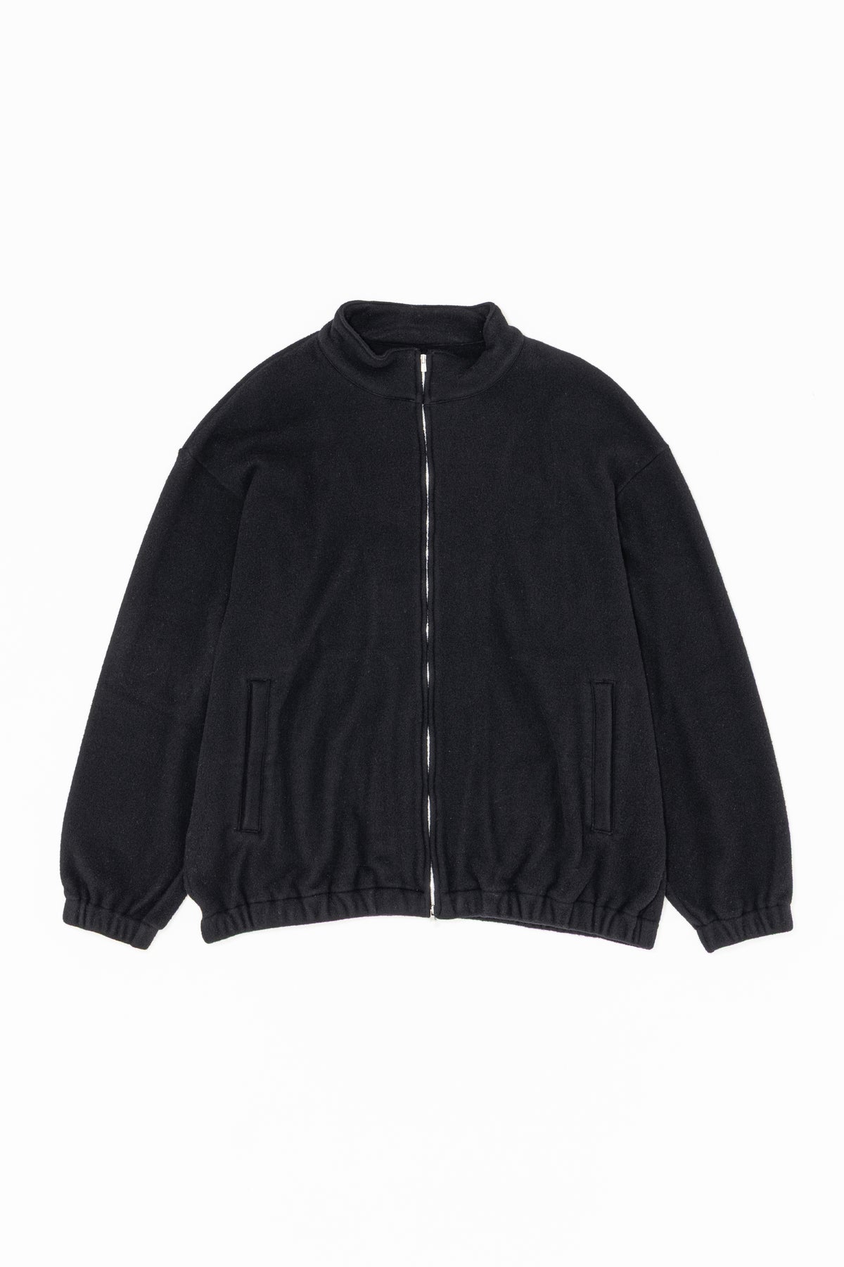 WOOL FLEECE TRACK JACKET