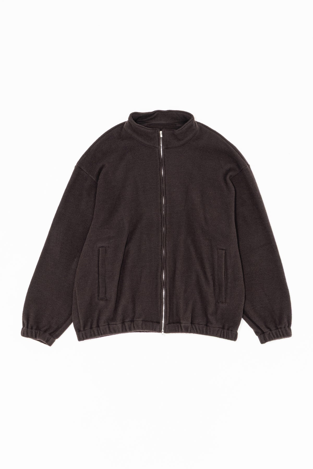 WOOL FLEECE TRACK JACKET