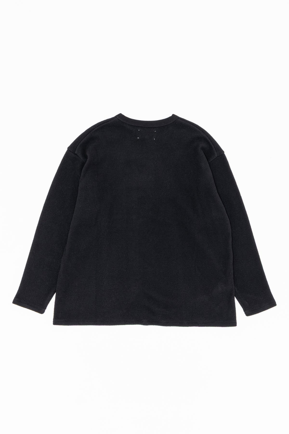 WOOL FLEECE CREW NECK PULLOVER
