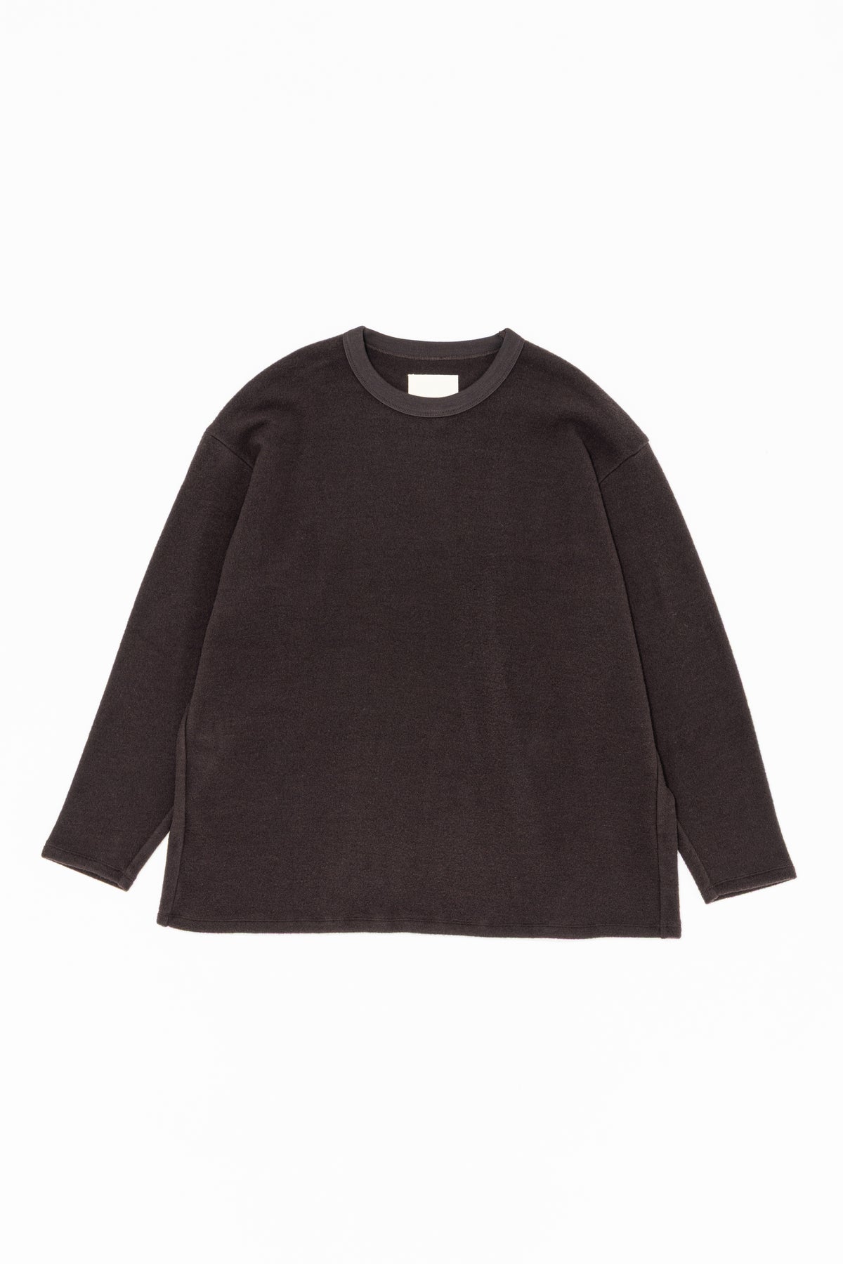 WOOL FLEECE CREW NECK PULLOVER