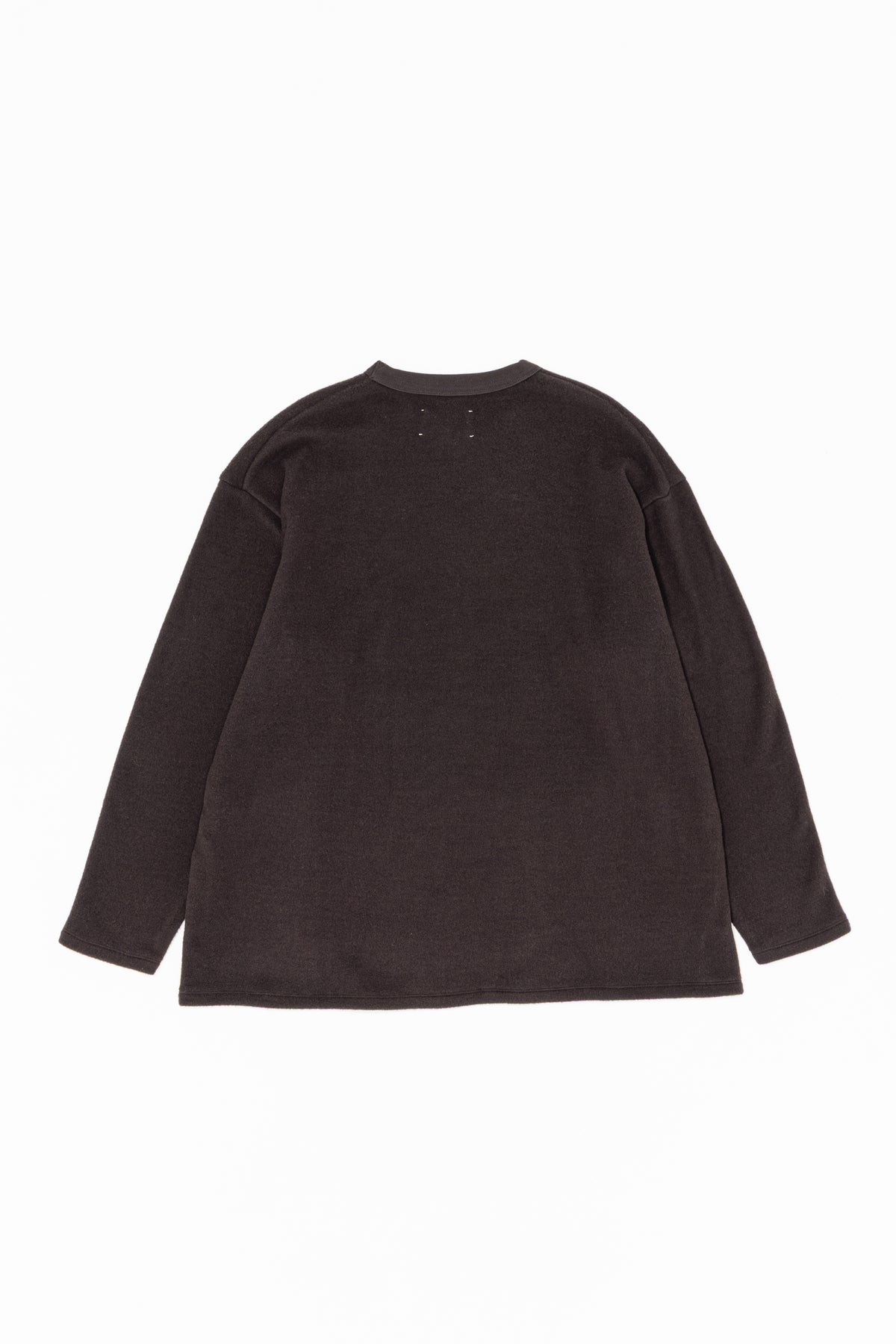 WOOL FLEECE CREW NECK PULLOVER
