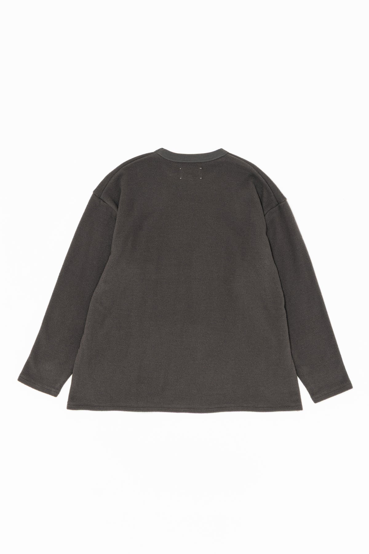 WOOL FLEECE CREW NECK PULLOVER