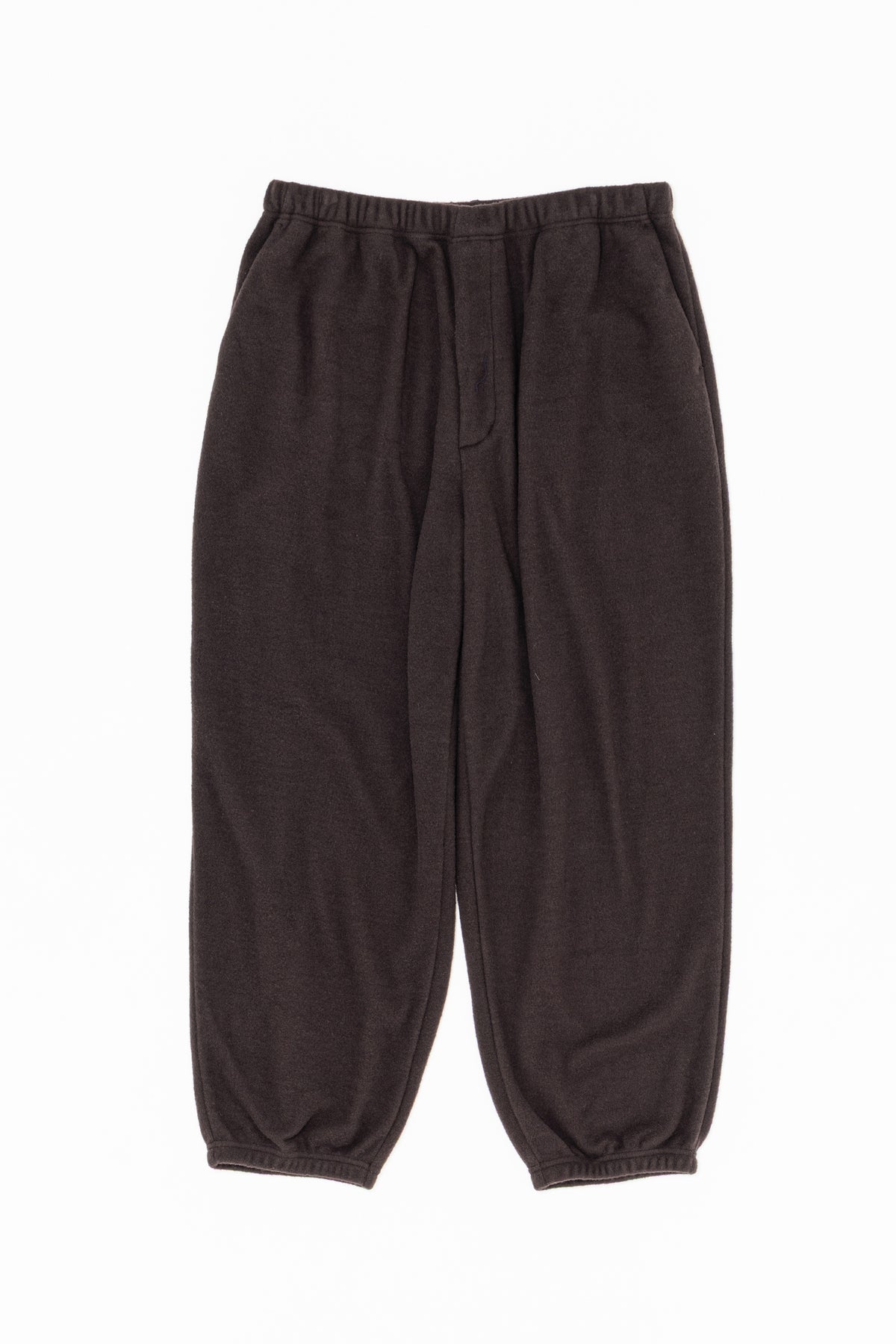 WOOL FLEECE TRACK PANTS