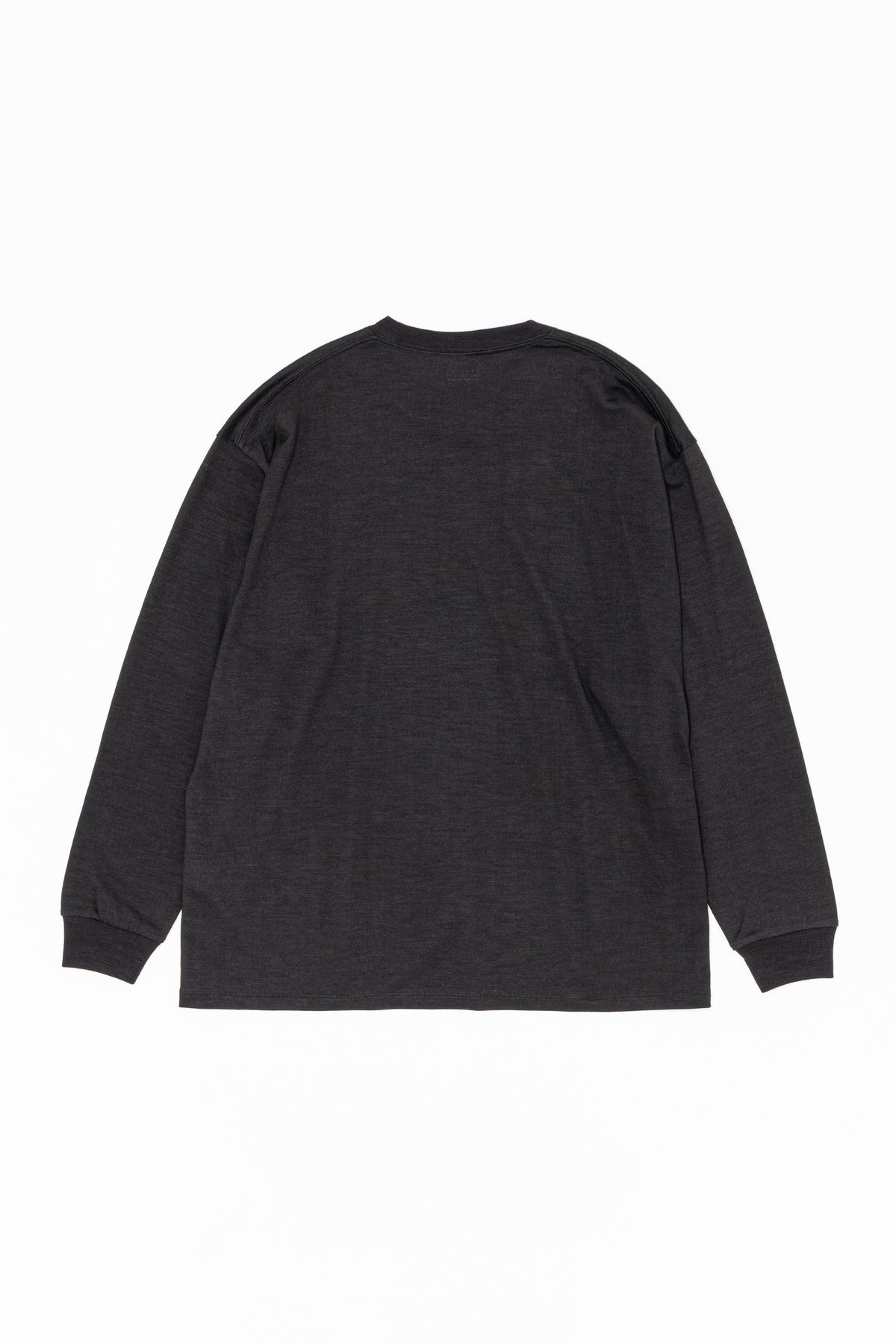 WOOL RAMIE JERSEY CREW NECK PULLOVER
