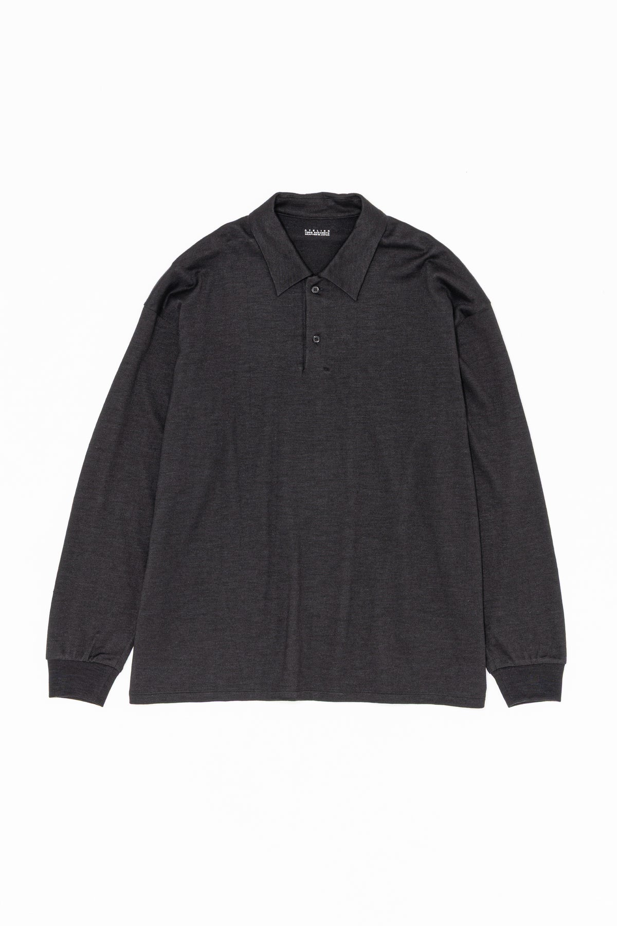 WOOL RAMIE JERSEY POLO