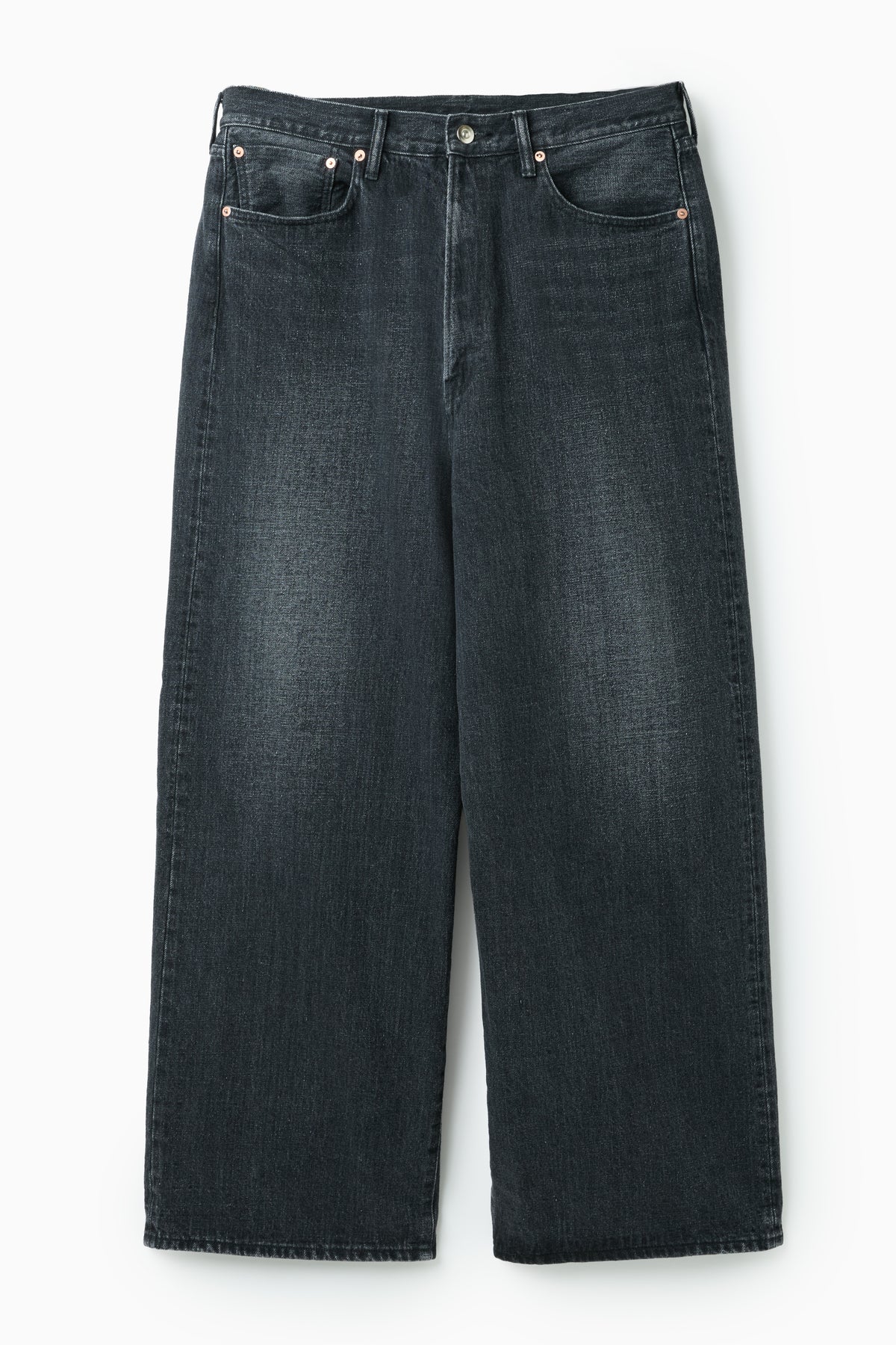 5POCKET BAGGY FADE DENIM PANTS