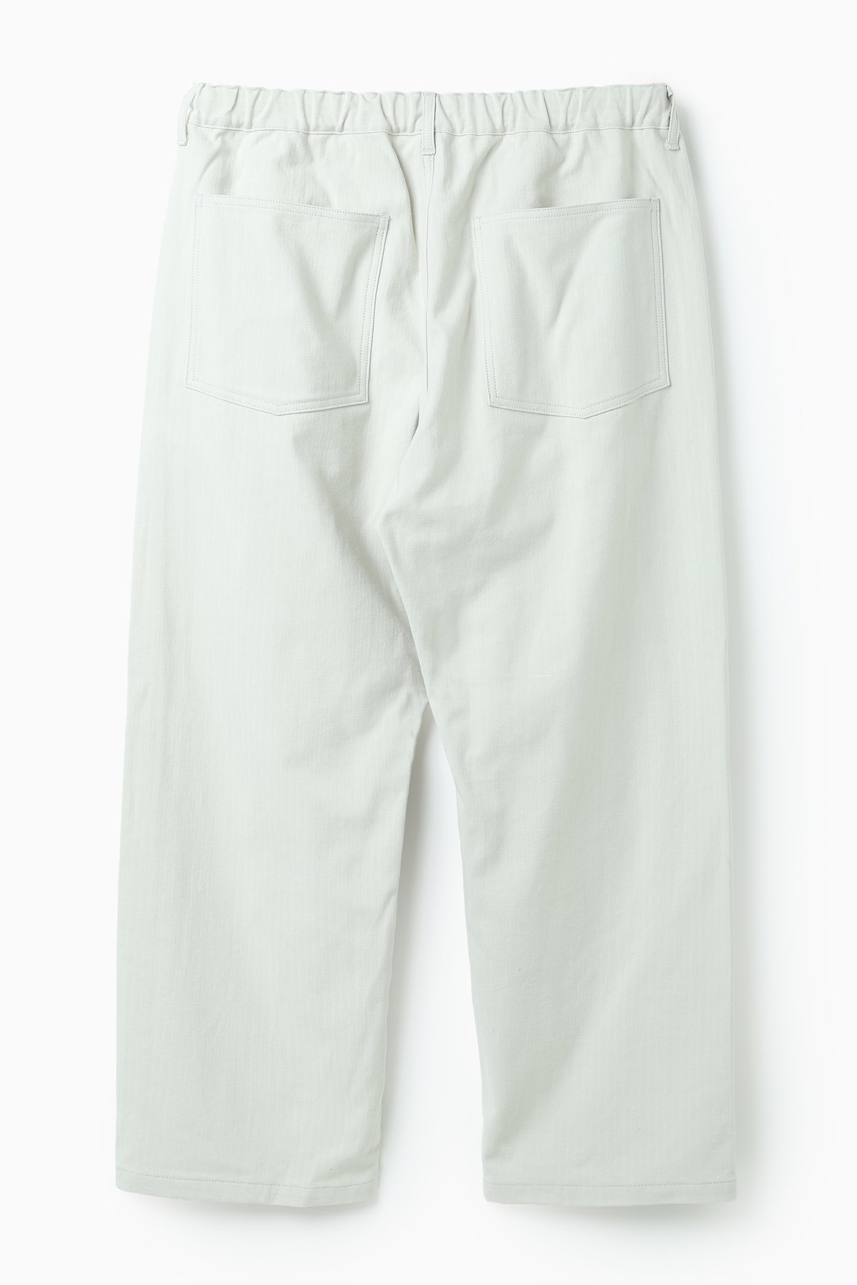 COTTON RAYON HERRINGBONE WORK 5POCKET EASY PANTS
