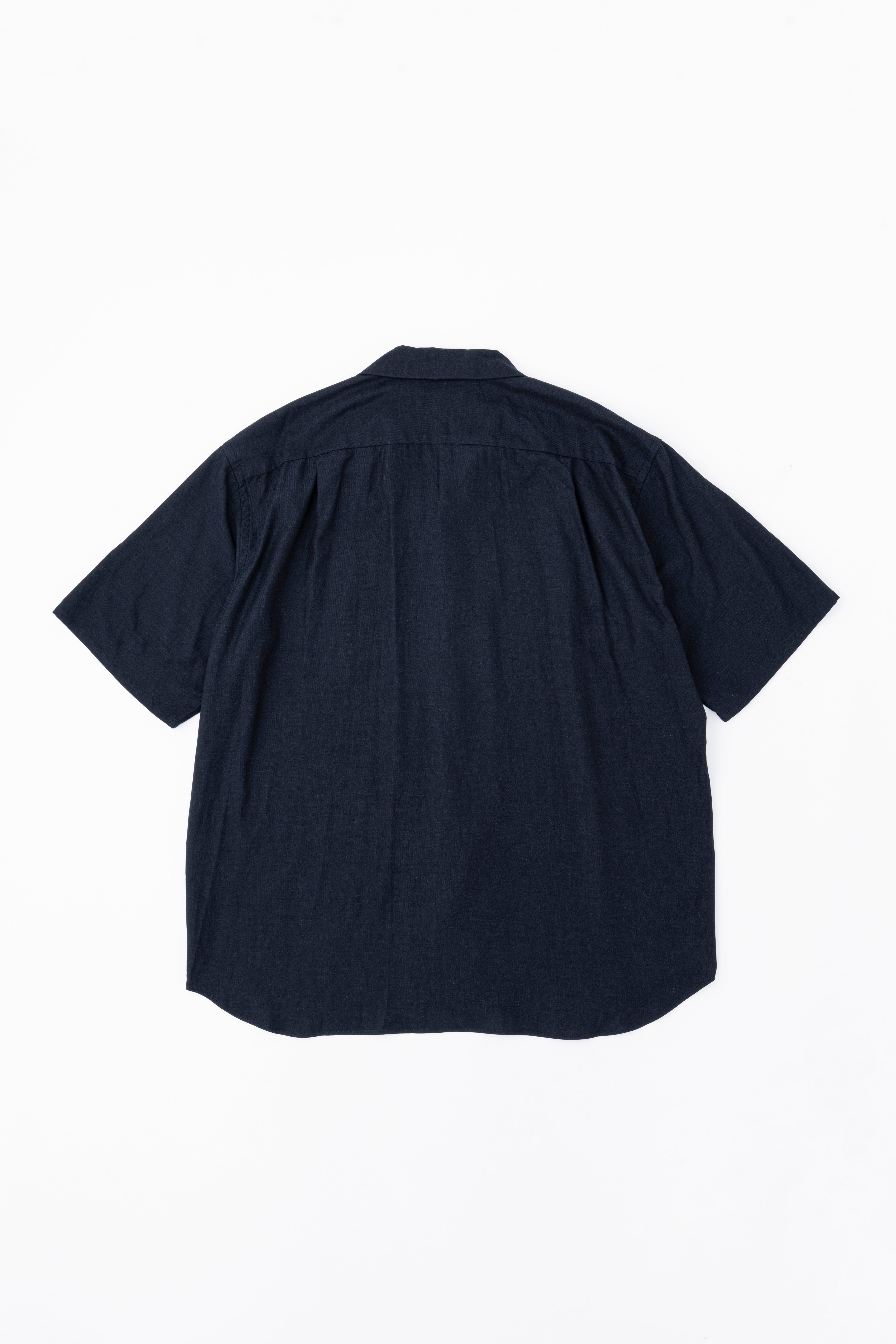 OPEN COLLAR S/S SHIRT
