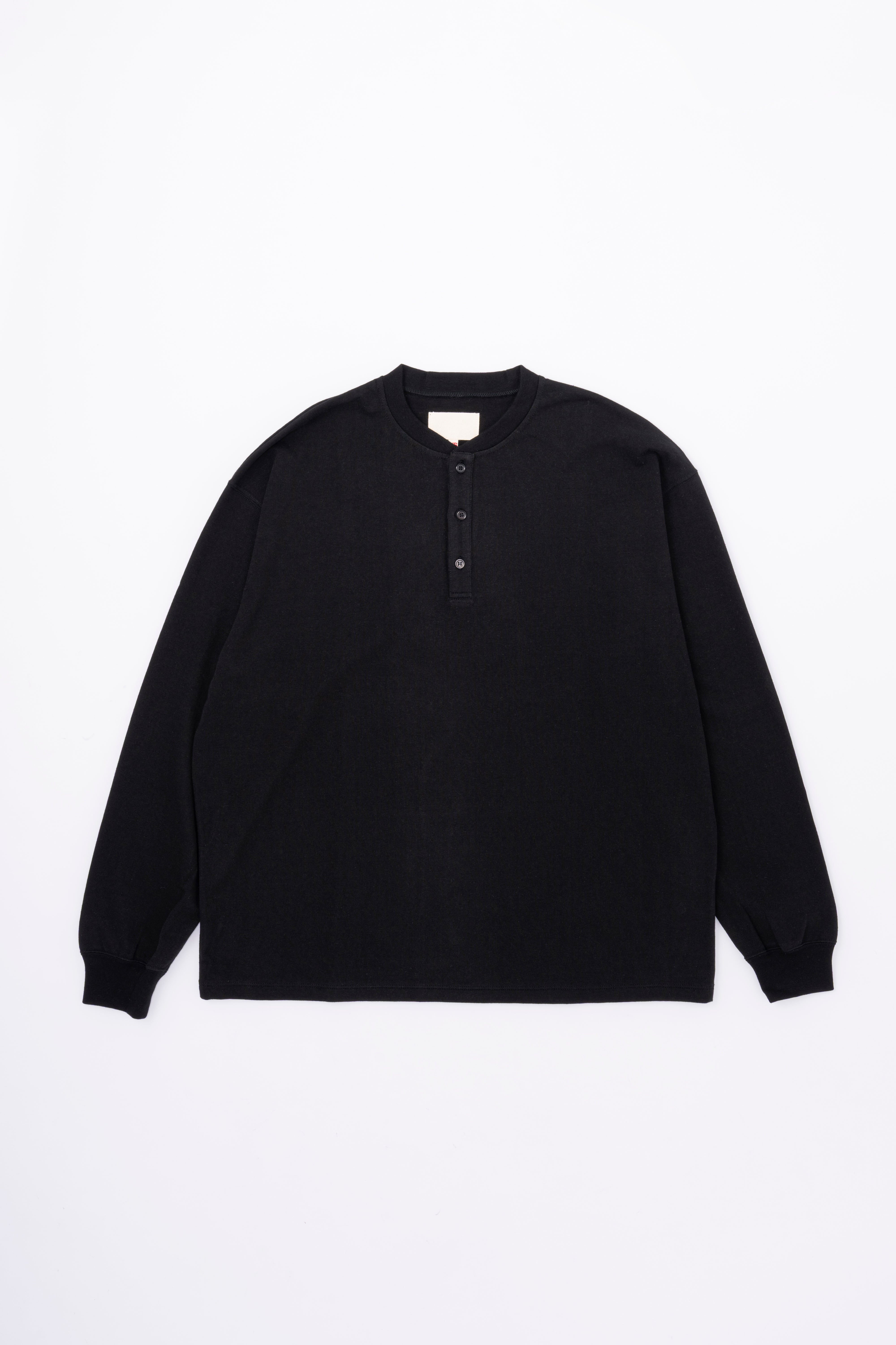 L/S HENLEY NECK