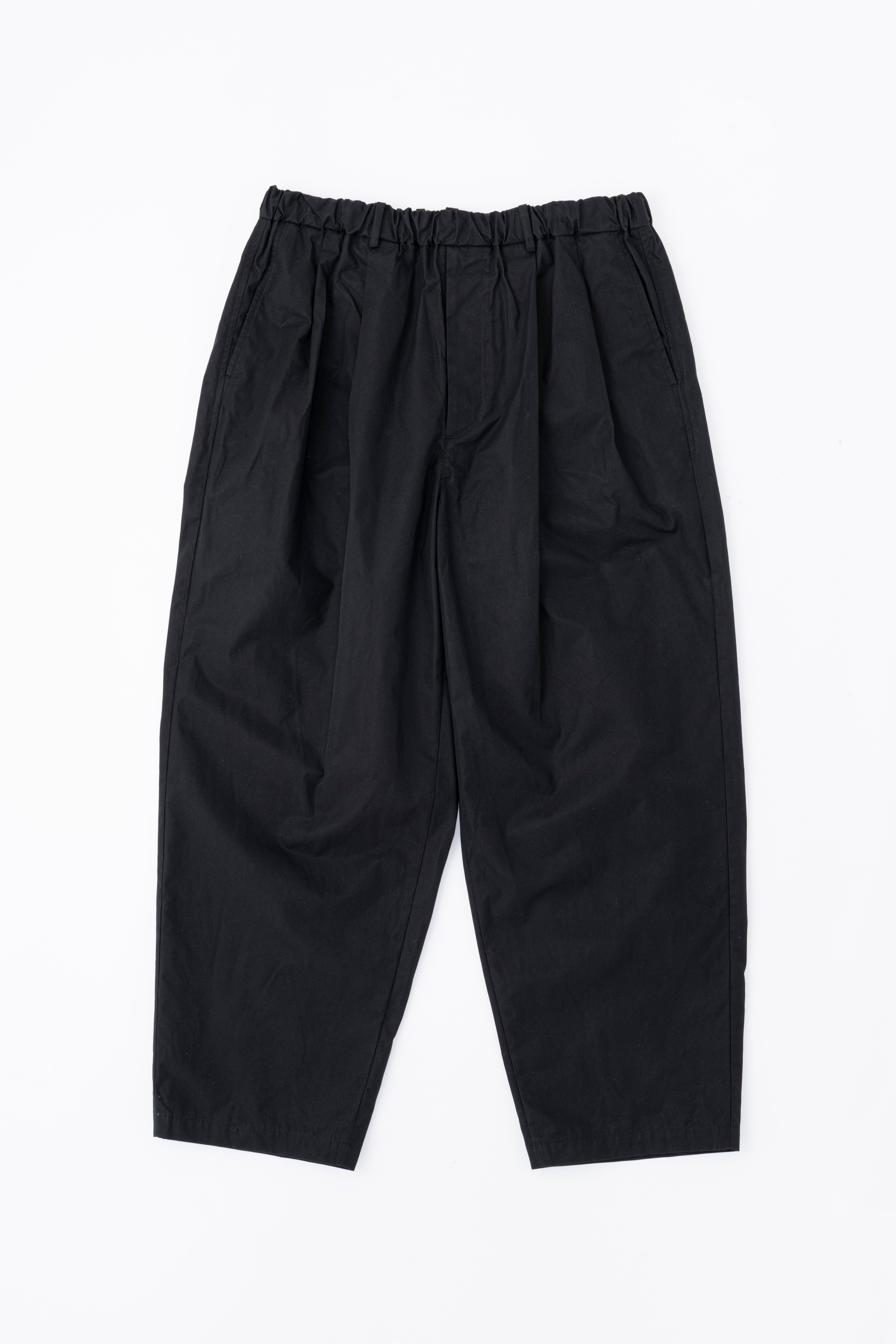 DOUBLE PLEATED WIDE EASY PANTS