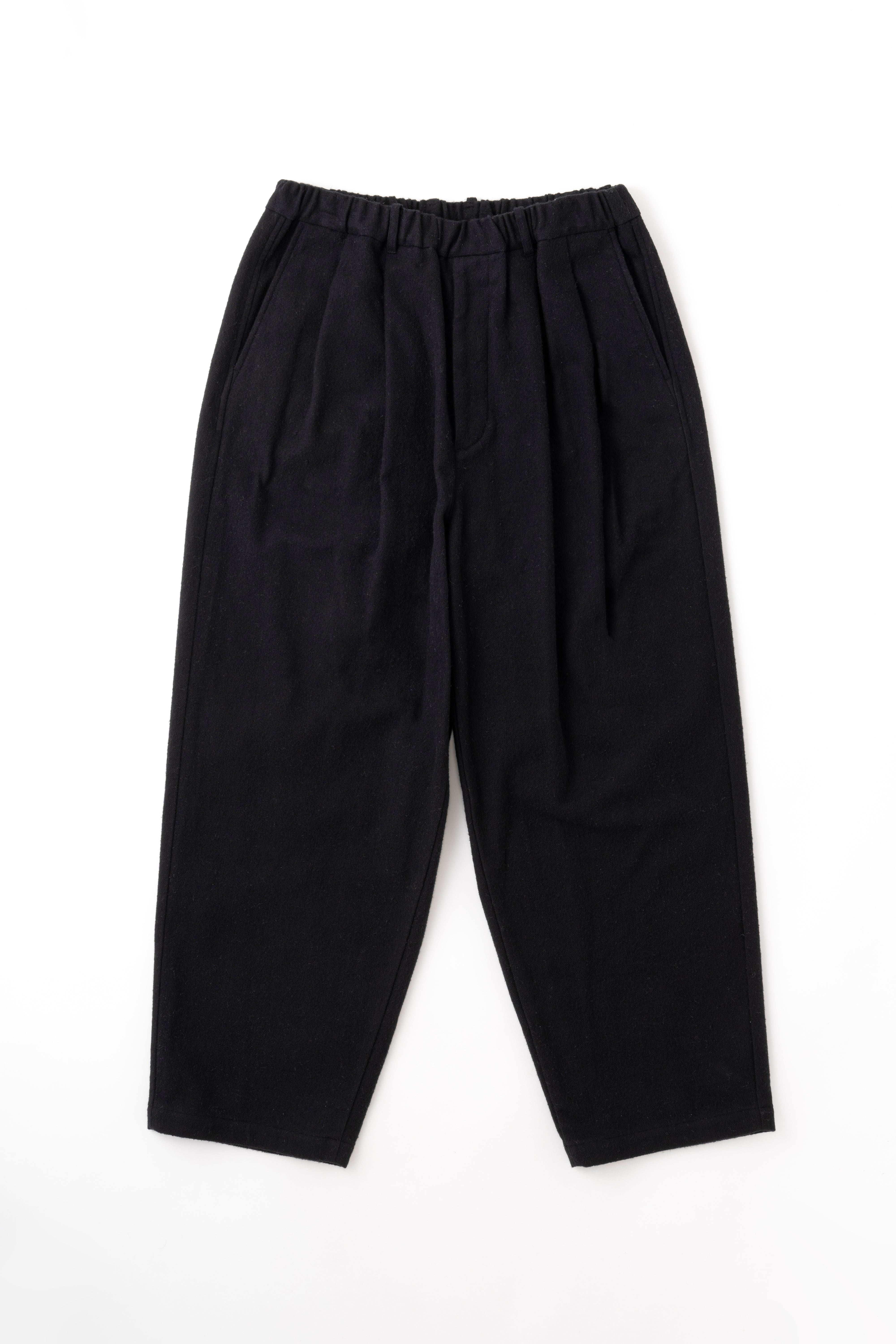 DOUBLE PLEATED WIDE EASY PANTS