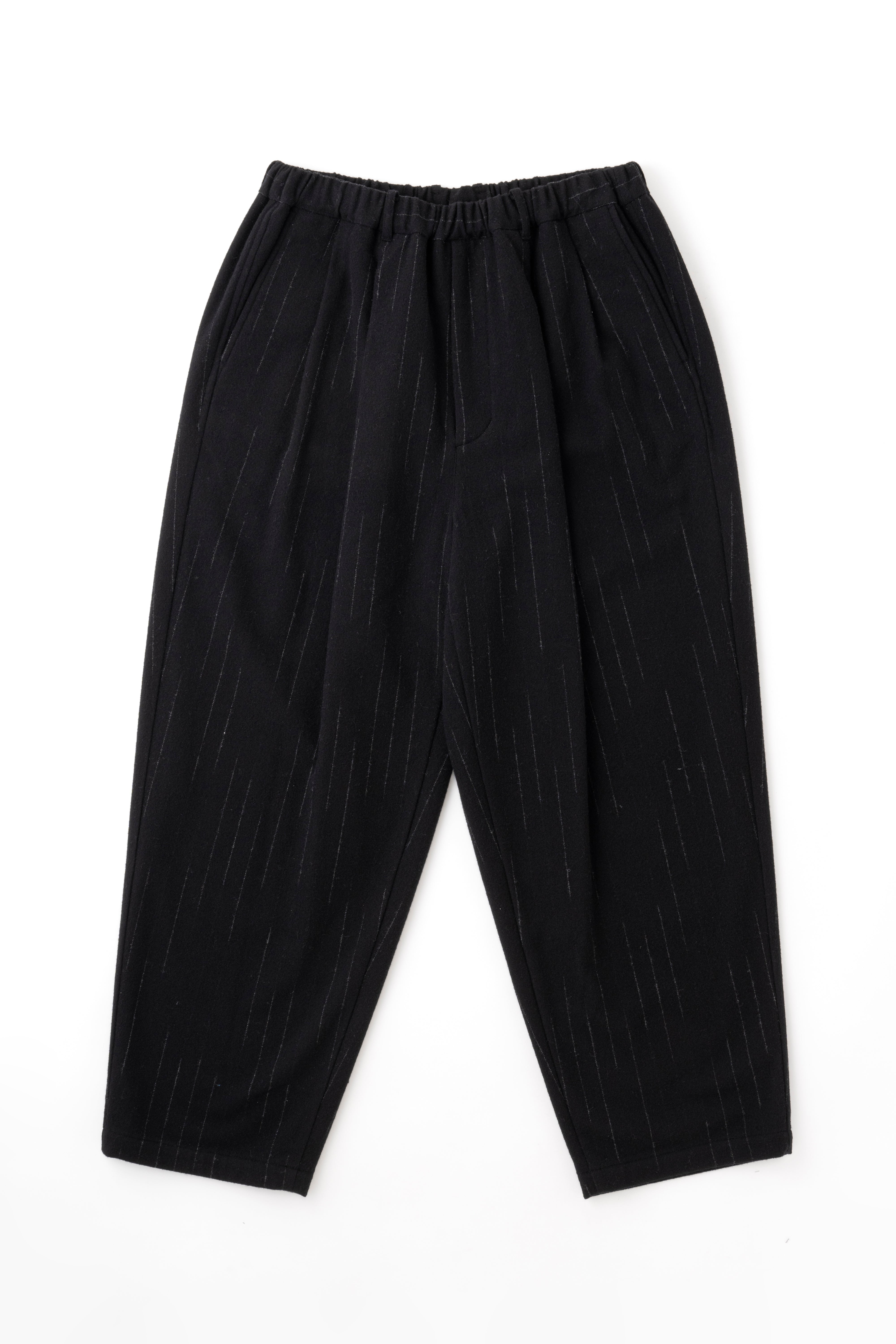 DOUBLE PLEATED WIDE EASY PANTS
