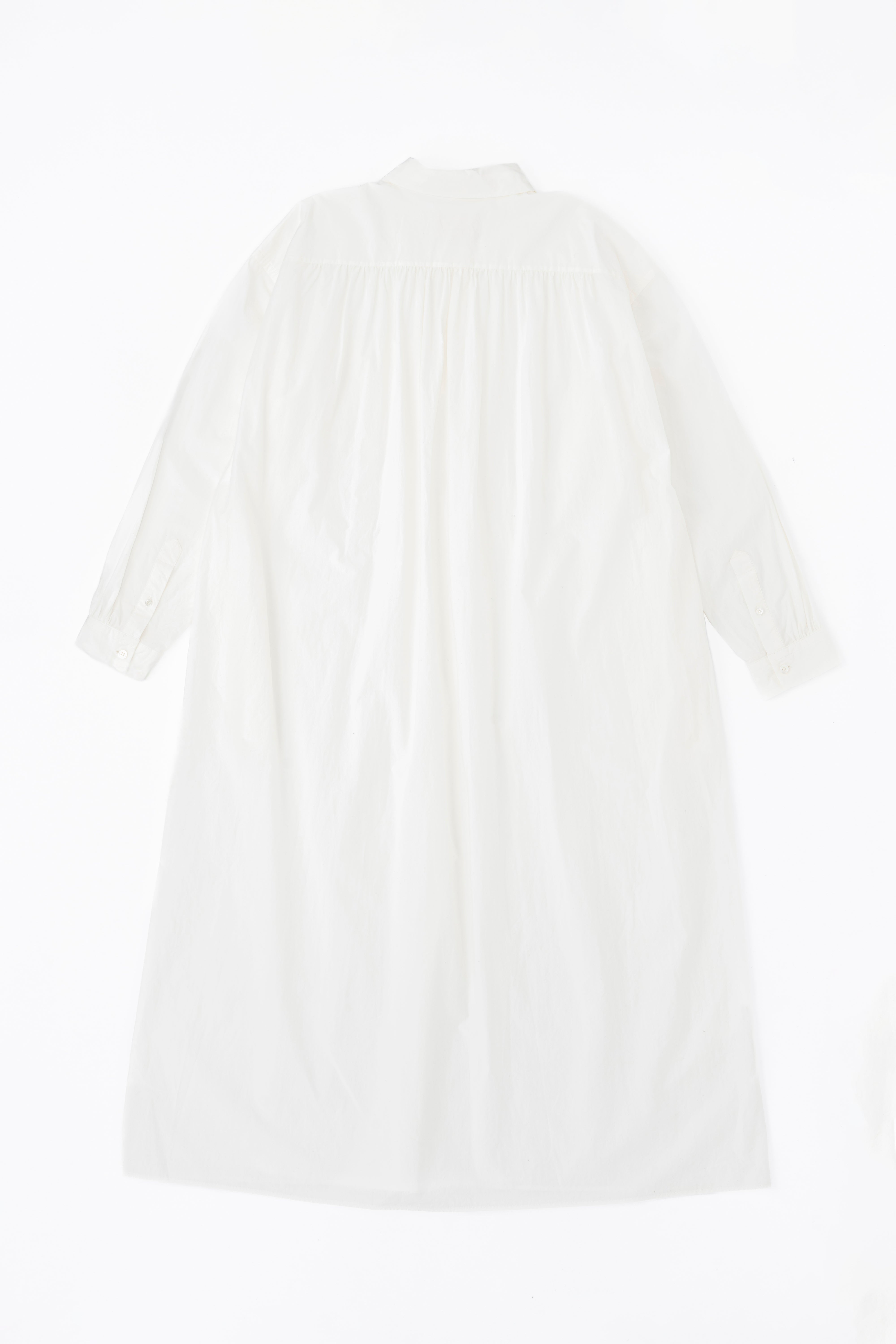 SHIRT DRESS (NATURAL GARMENT DYE)