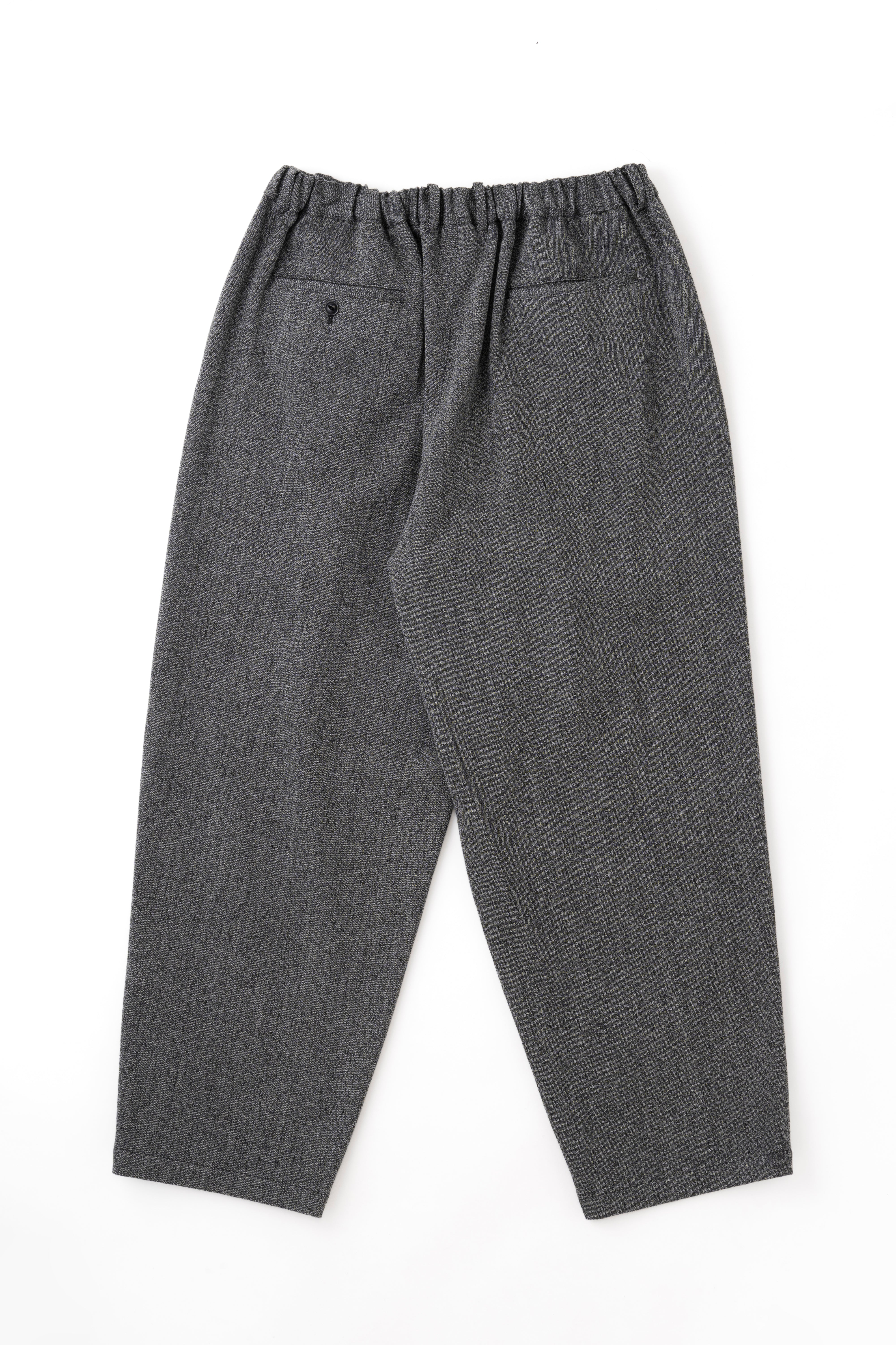 DOUBLE PLEATED WIDE EASY PANTS