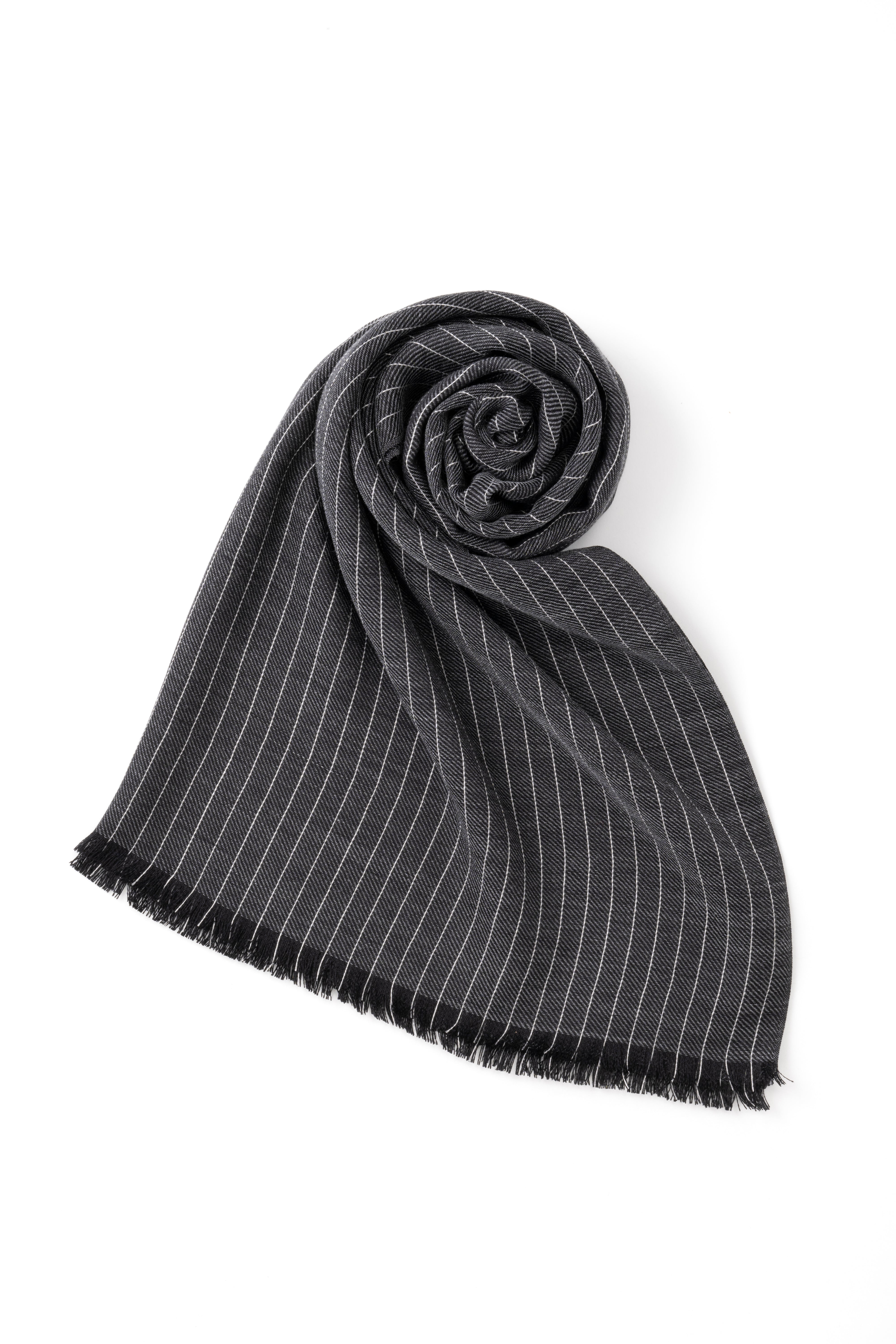SILK × WOOL LONG SCARF