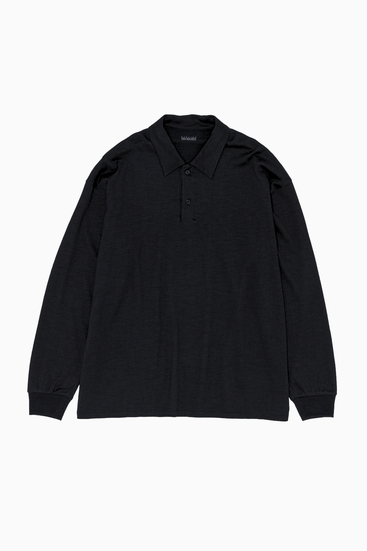 WOOL RAMIE JERSEY POLO
