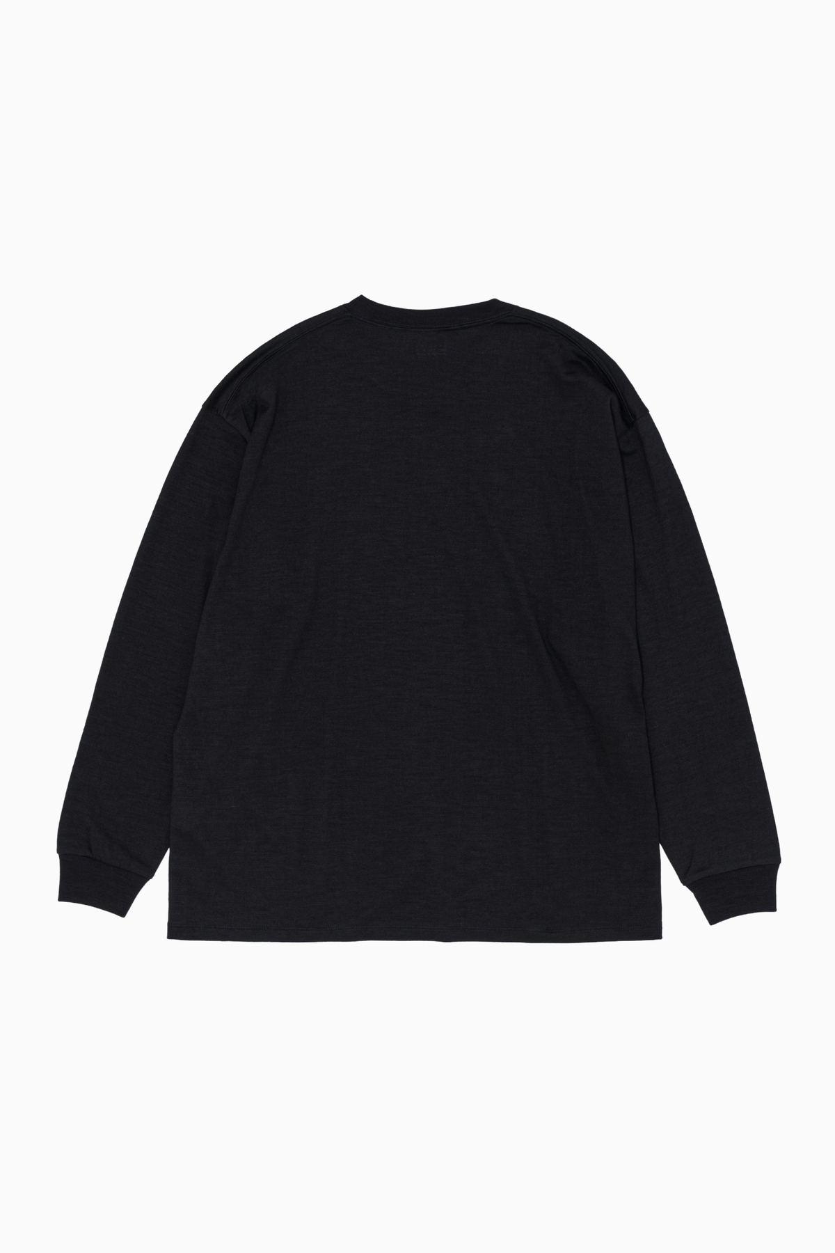 WOOL RAMIE JERSEY CREW NECK PULLOVER