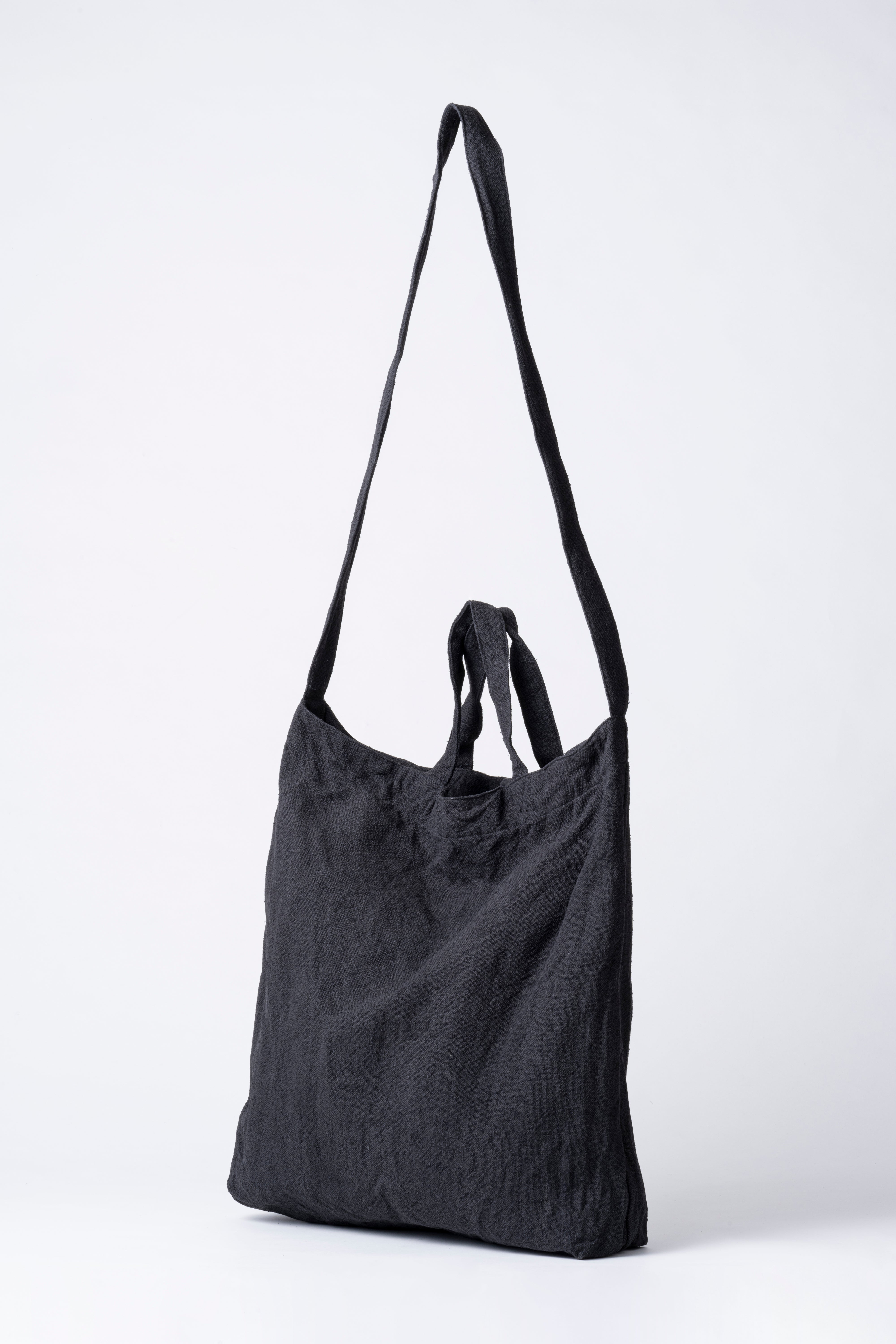 RESEARCHER BAG - LARGE (SILK × LINEN CANVAS)