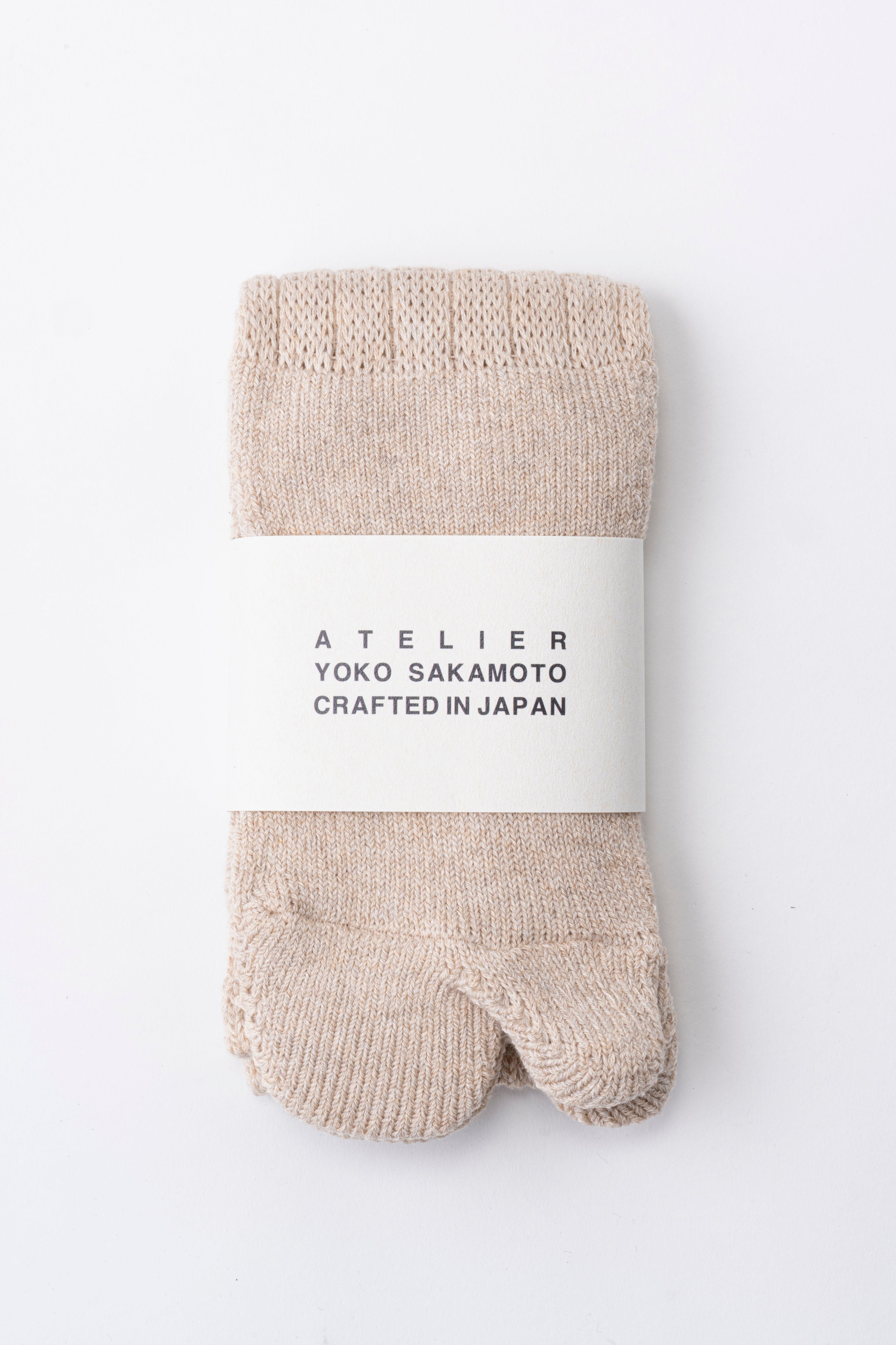 COTTON TABI PILE SOCKS