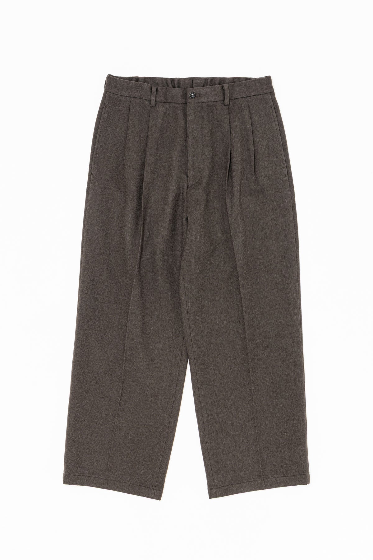 DOUBLE PLEATED WIDE EASY PANTS