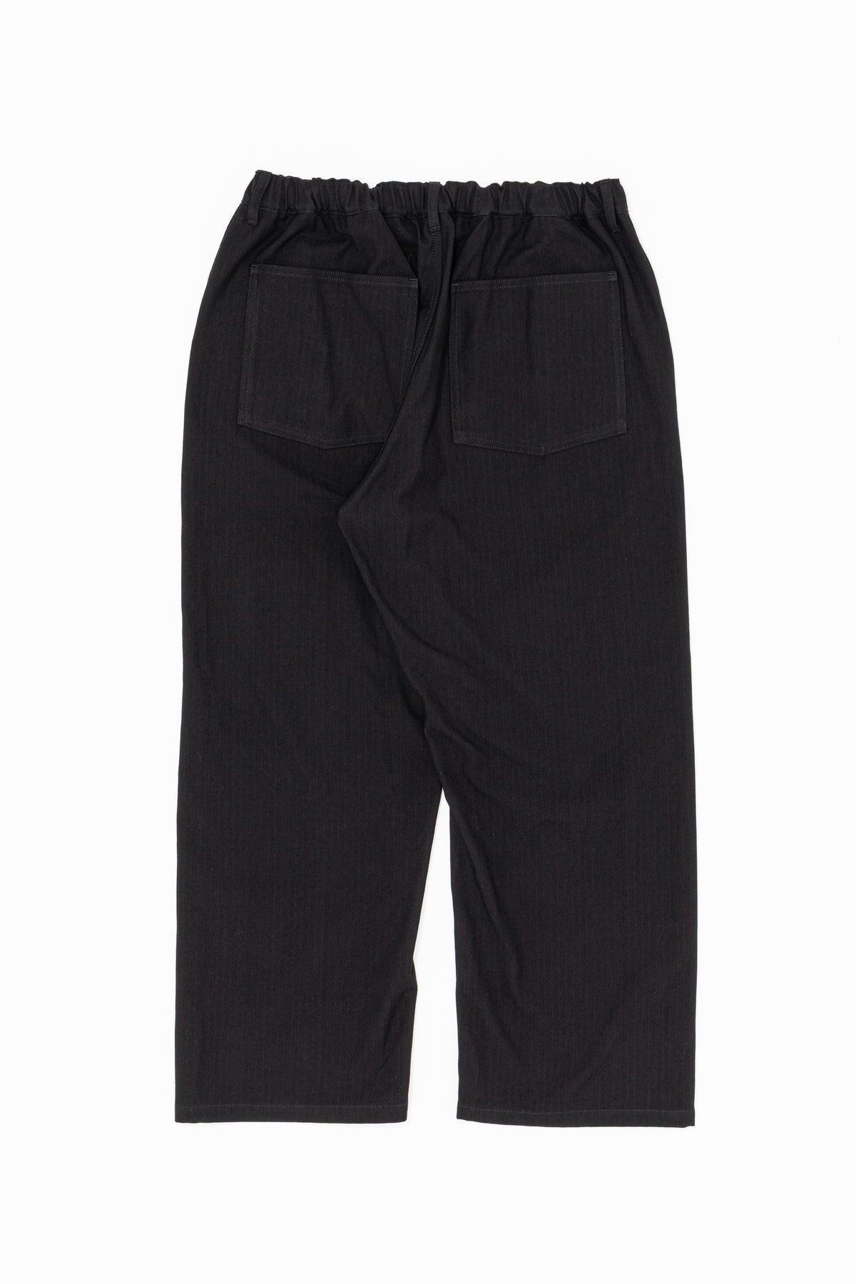 COTTON RAYON HERRINGBONE WORK 5POCKET EASY PANTS