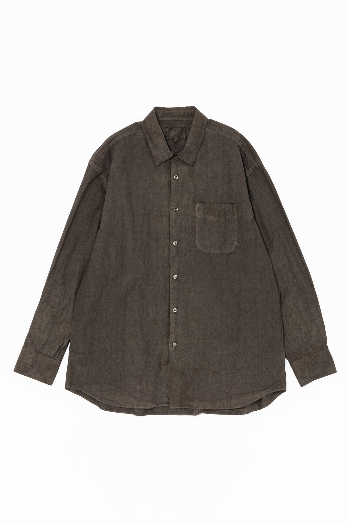 REGULAR COLLAR SHIRT (NATURAL GARMENT DYED)
