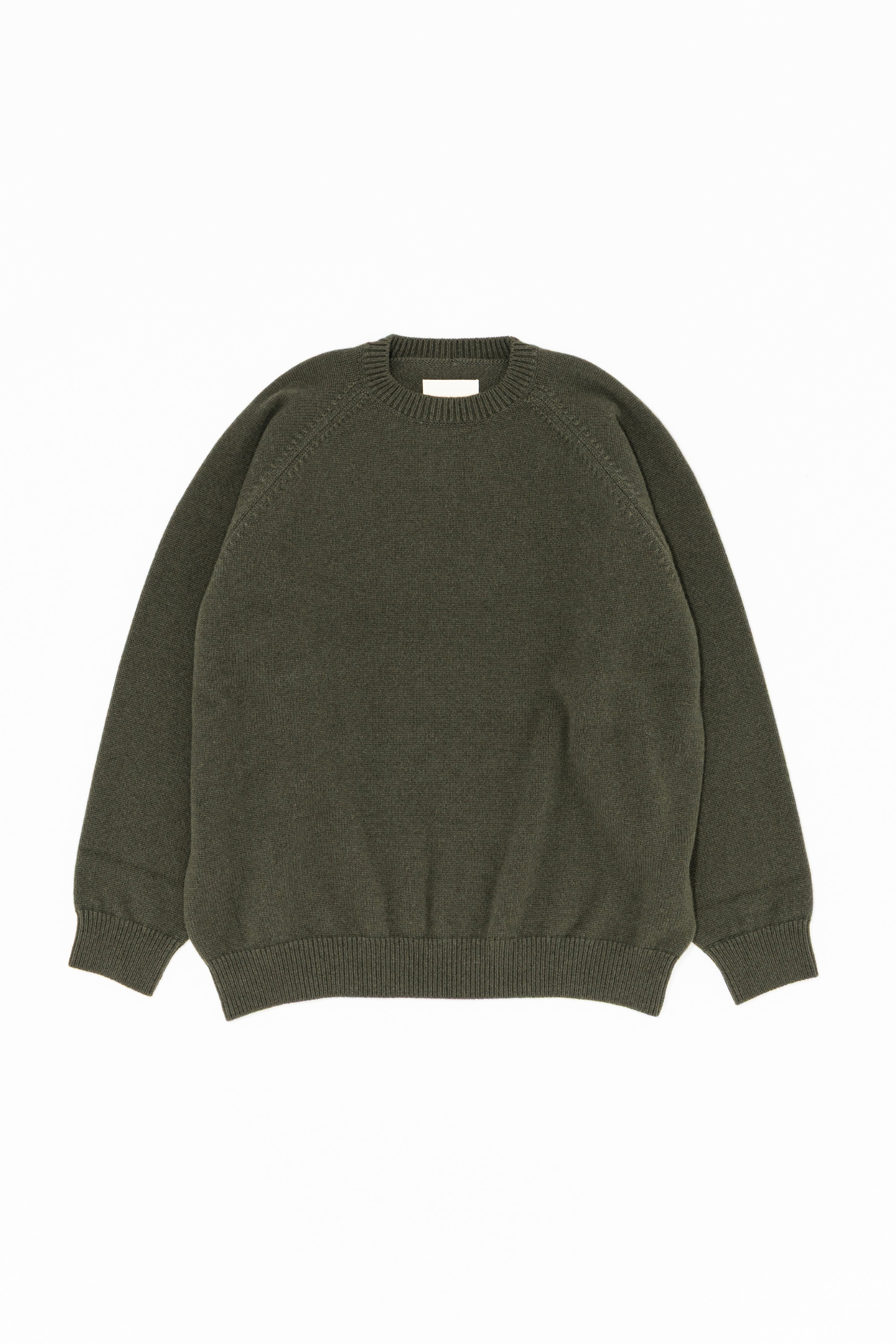 RAGLAN CREW NECK KNIT