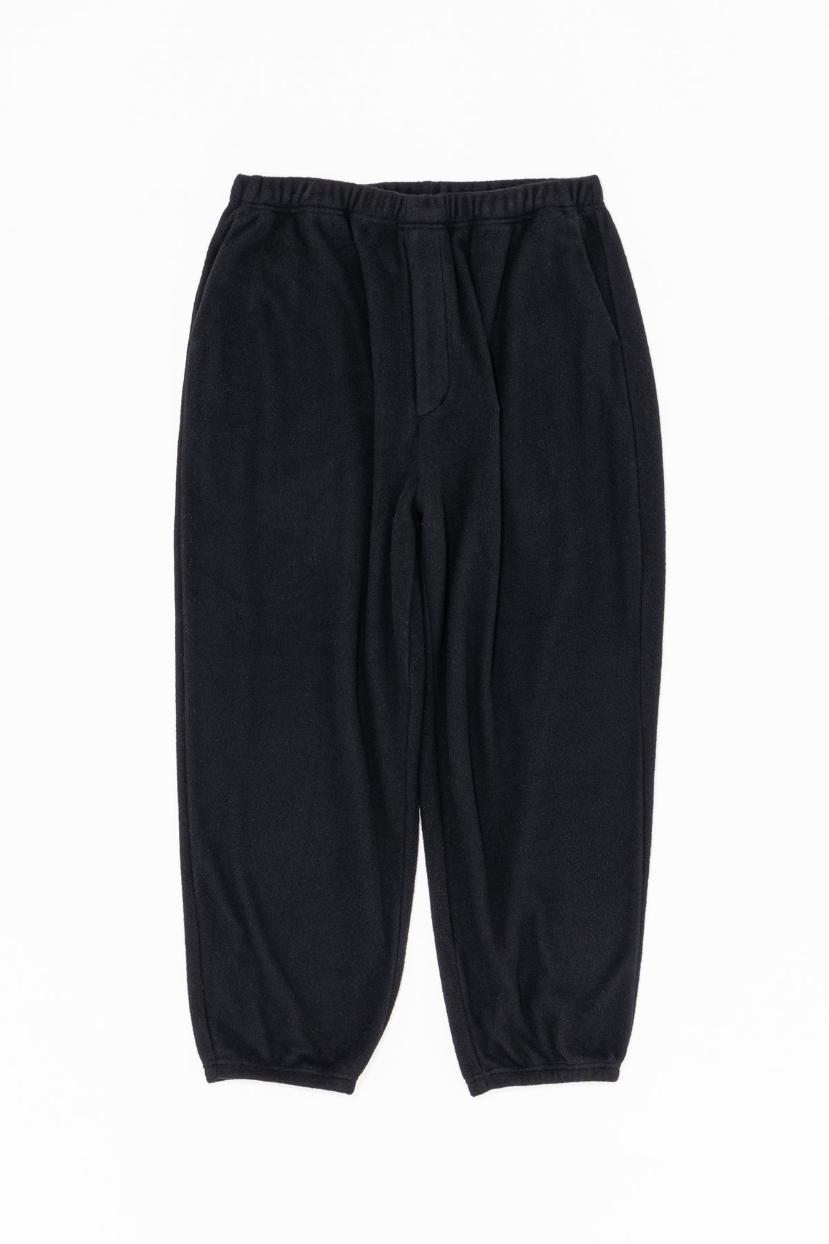 WOOL FLEECE TRACK PANTS