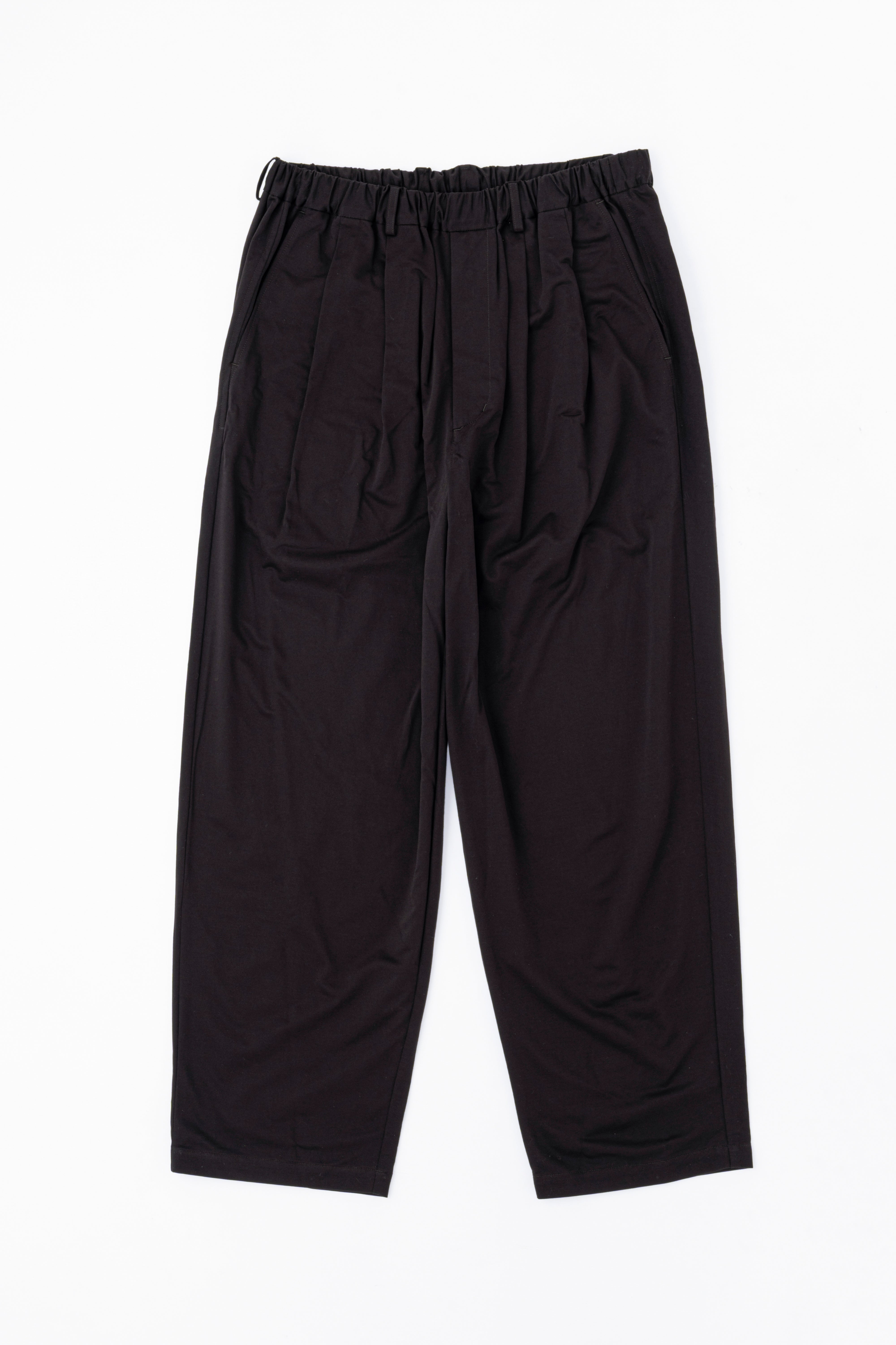 DOUBLE PLEATED WIDE EASY PANTS
