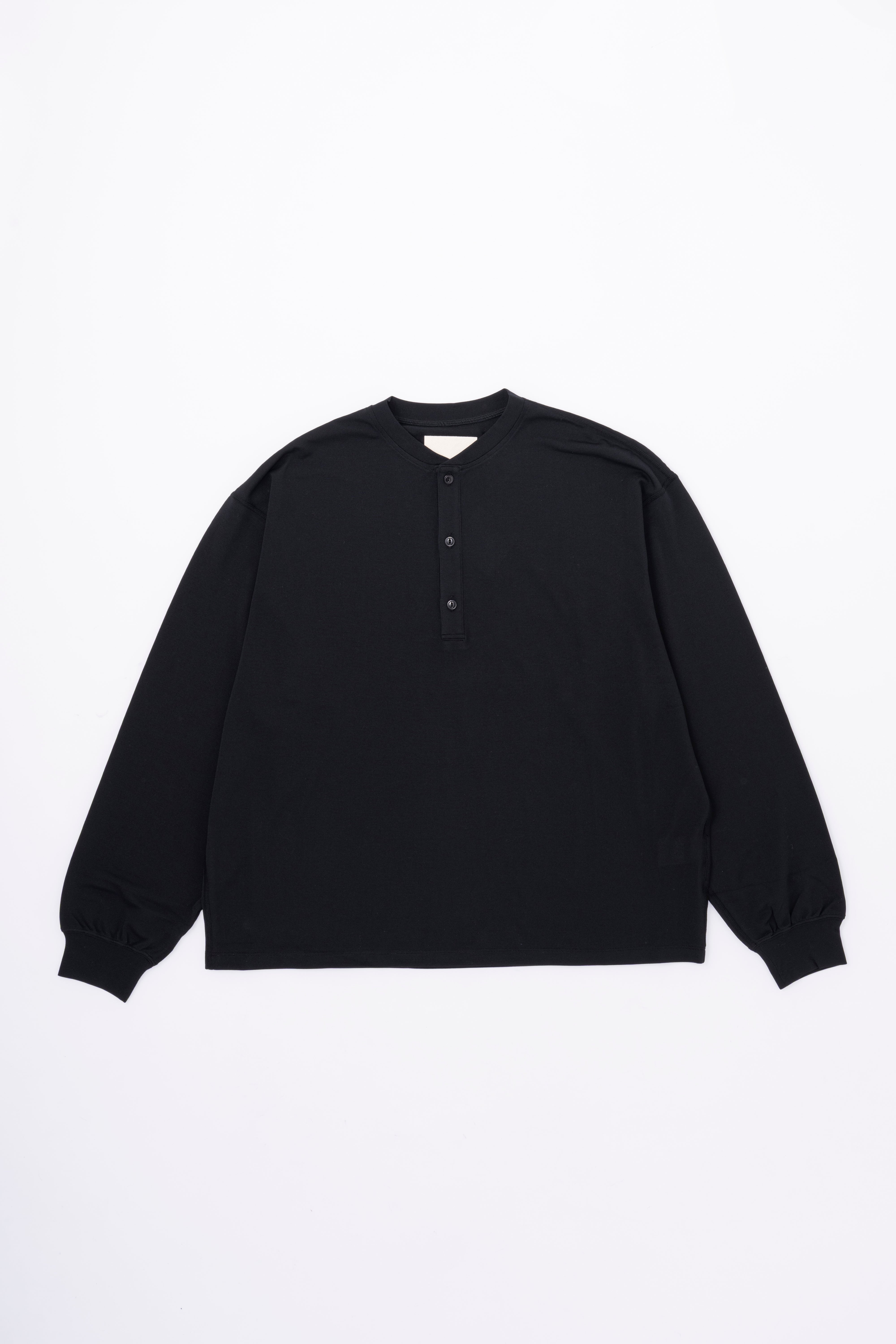 TSURIAMI L/S HENLEY NECK