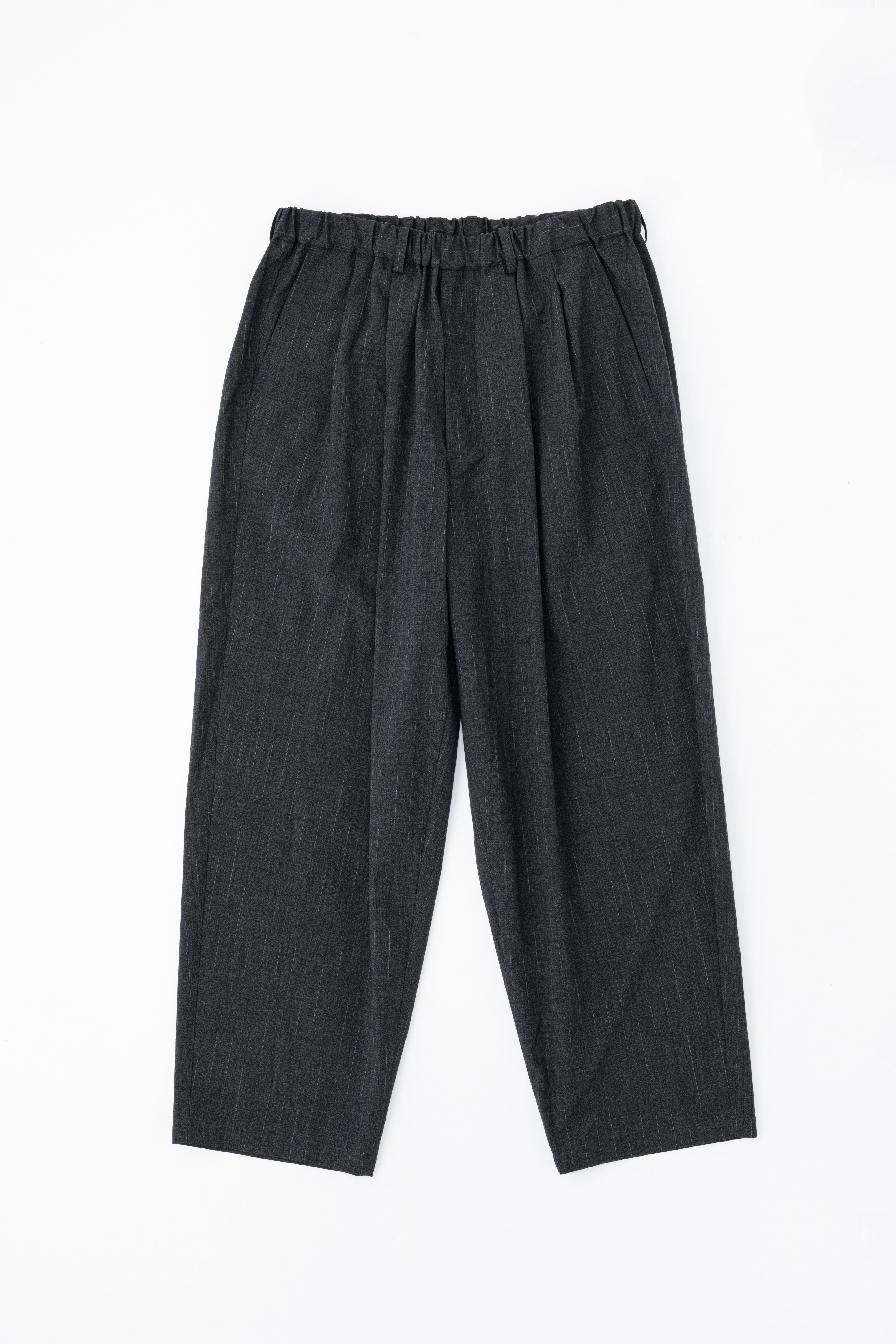 DOUBLE PLEATED WIDE EASY PANTS