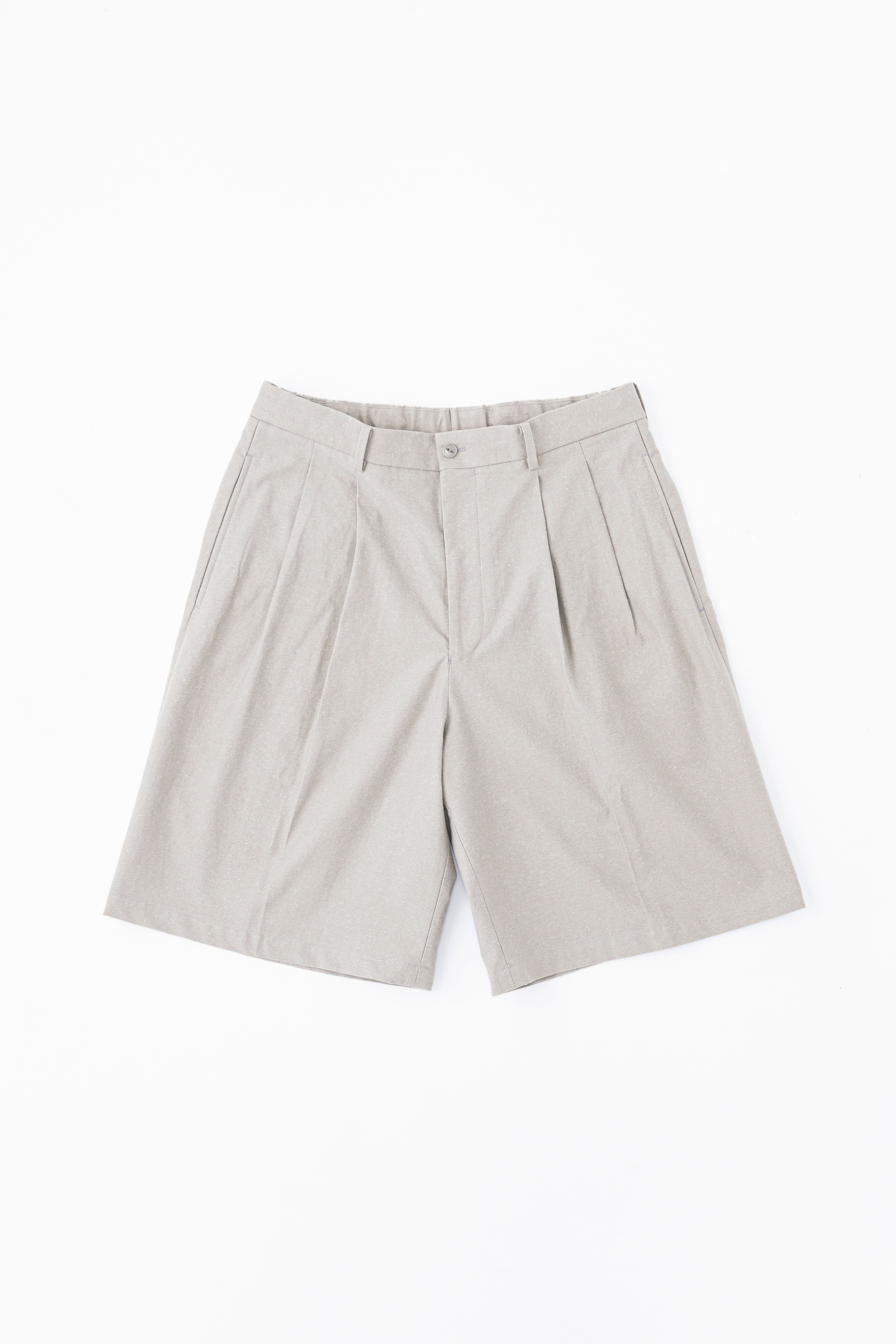 DOUBLE PLEATED SHORTS