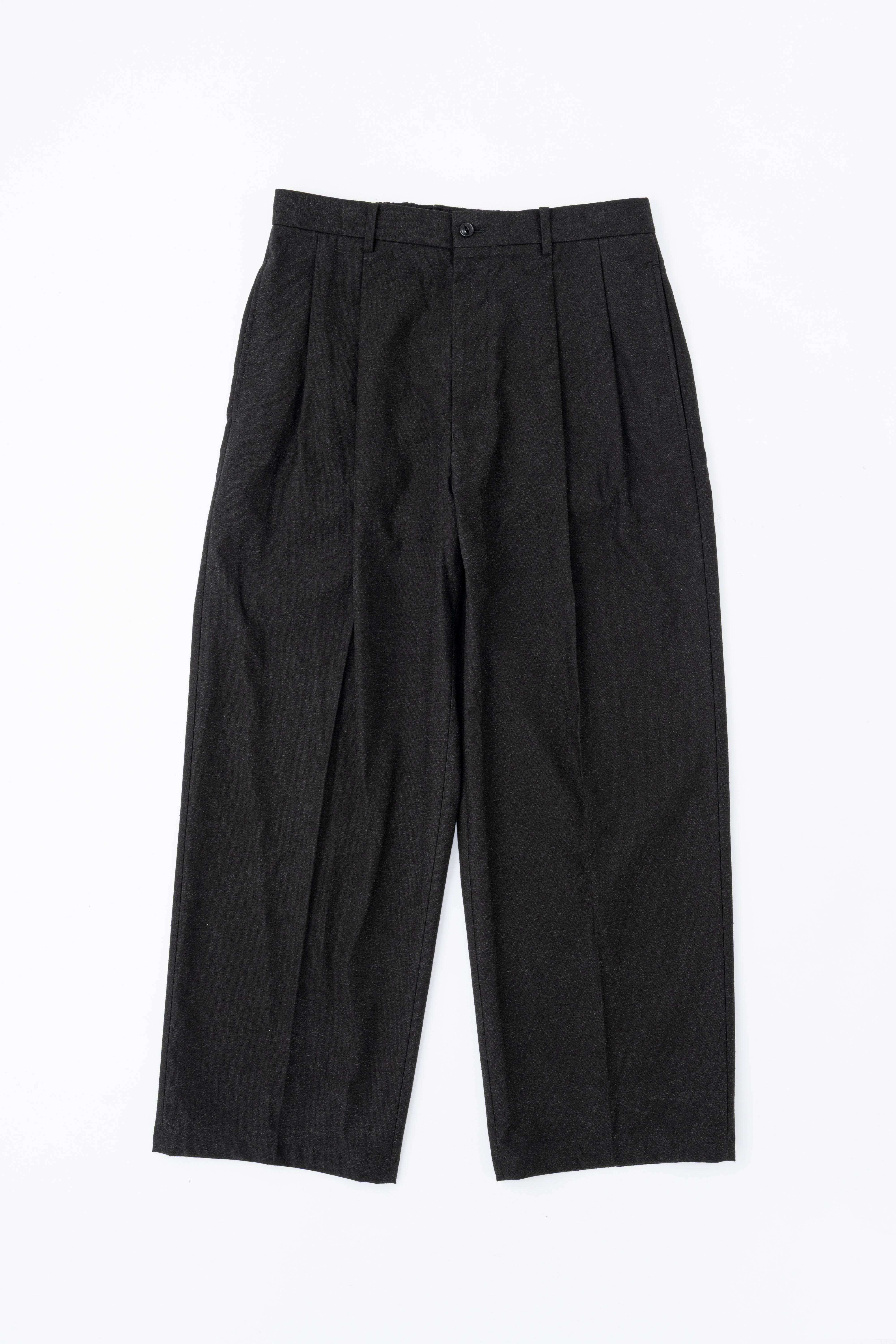 パンツ Wavy Pocket Double pleated Shorts DOUBLE PLEATED SHORTS
