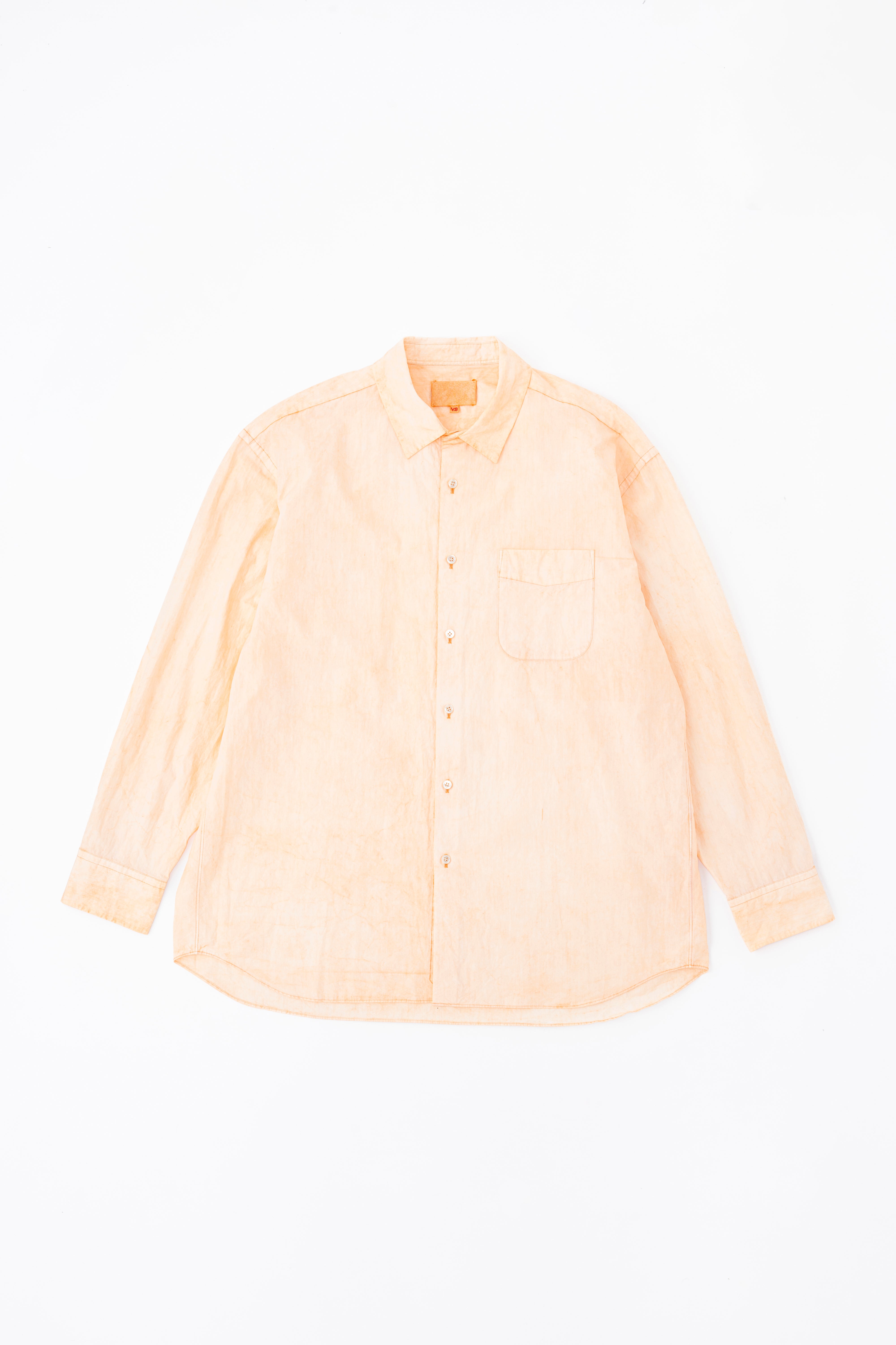REGULAR COLLAR SHIRT（NATURAL GARMENT DYE）