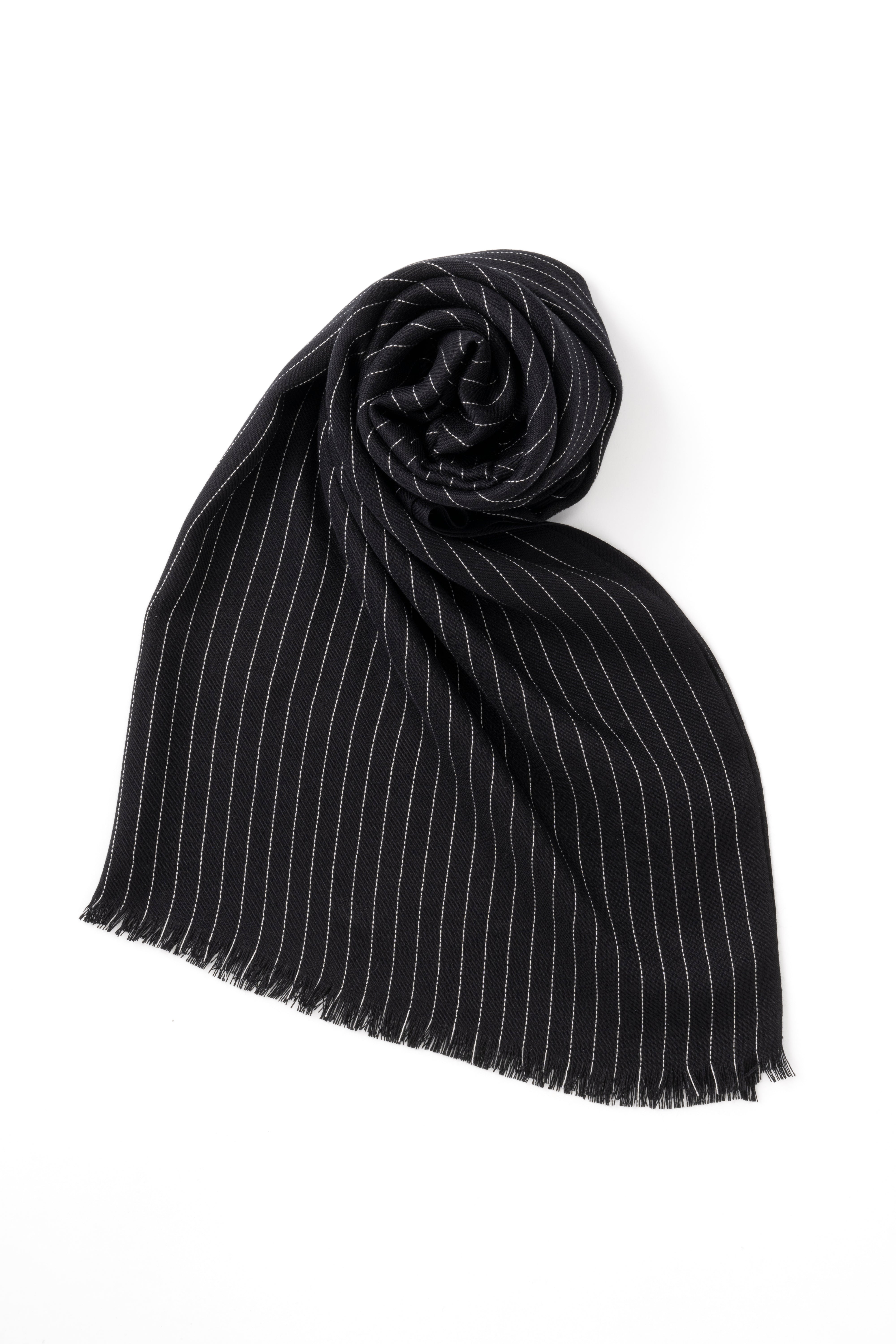 SILK × WOOL LONG SCARF